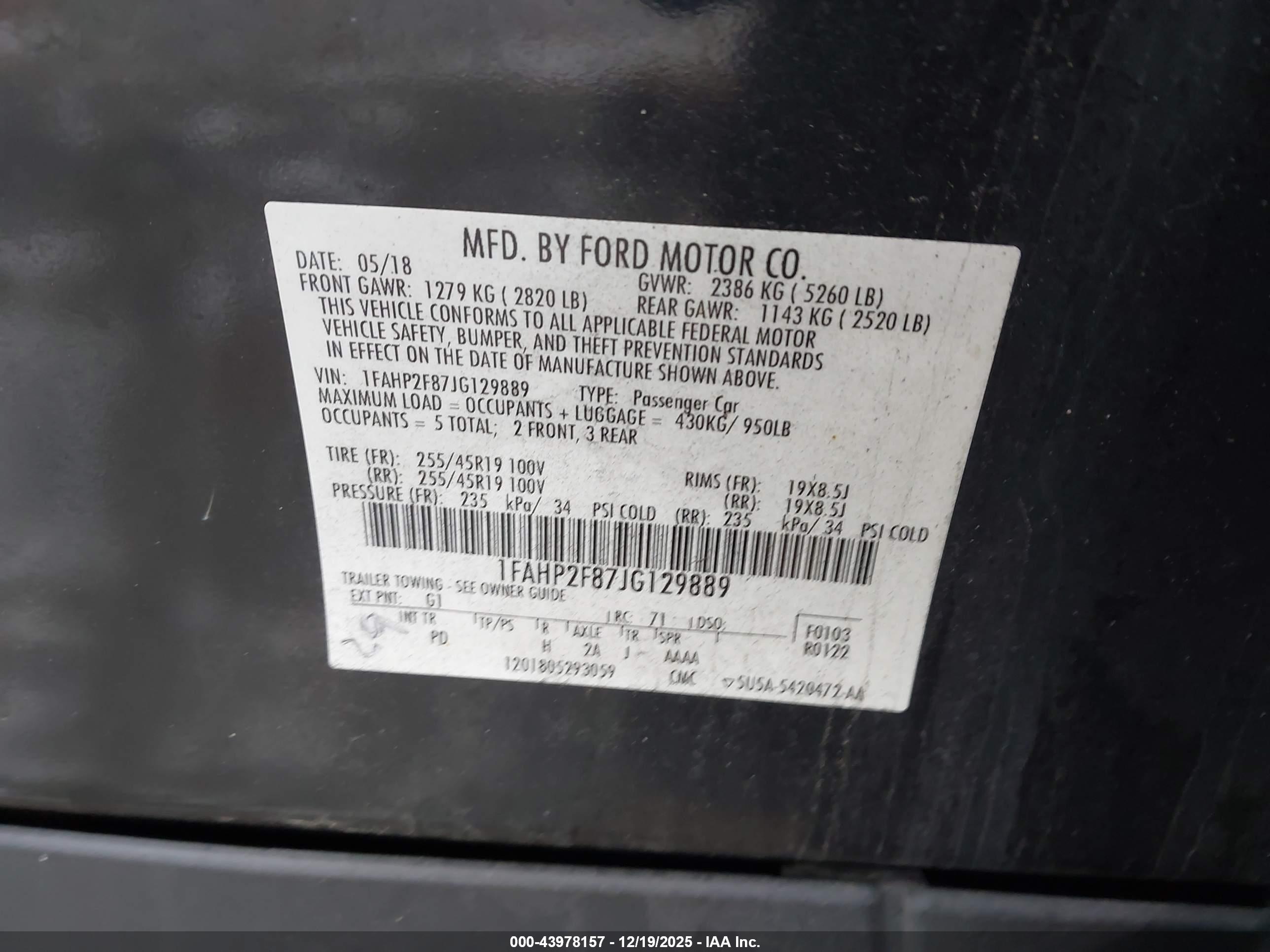 FORD TAURUS image 9