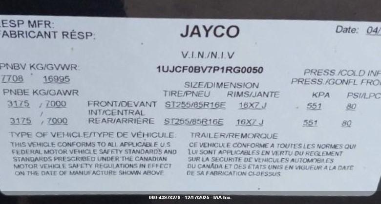 JAYCO PINNACLE image 9
