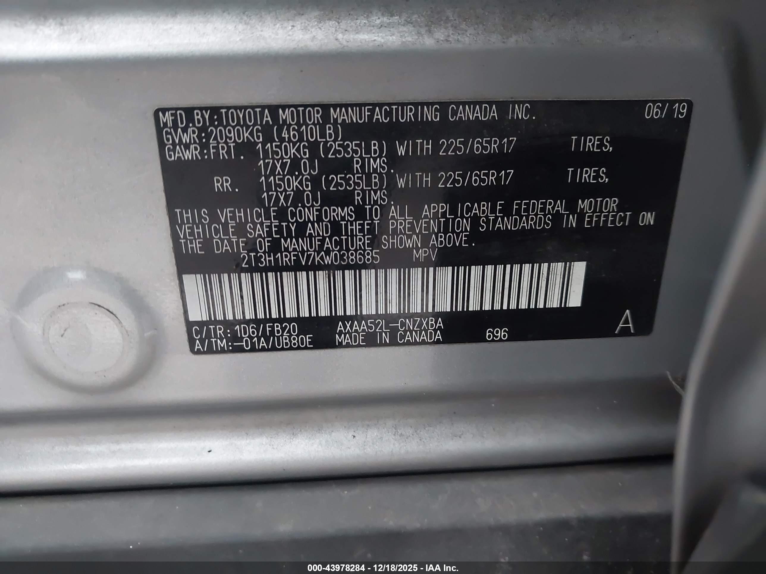 TOYOTA RAV4 image 9