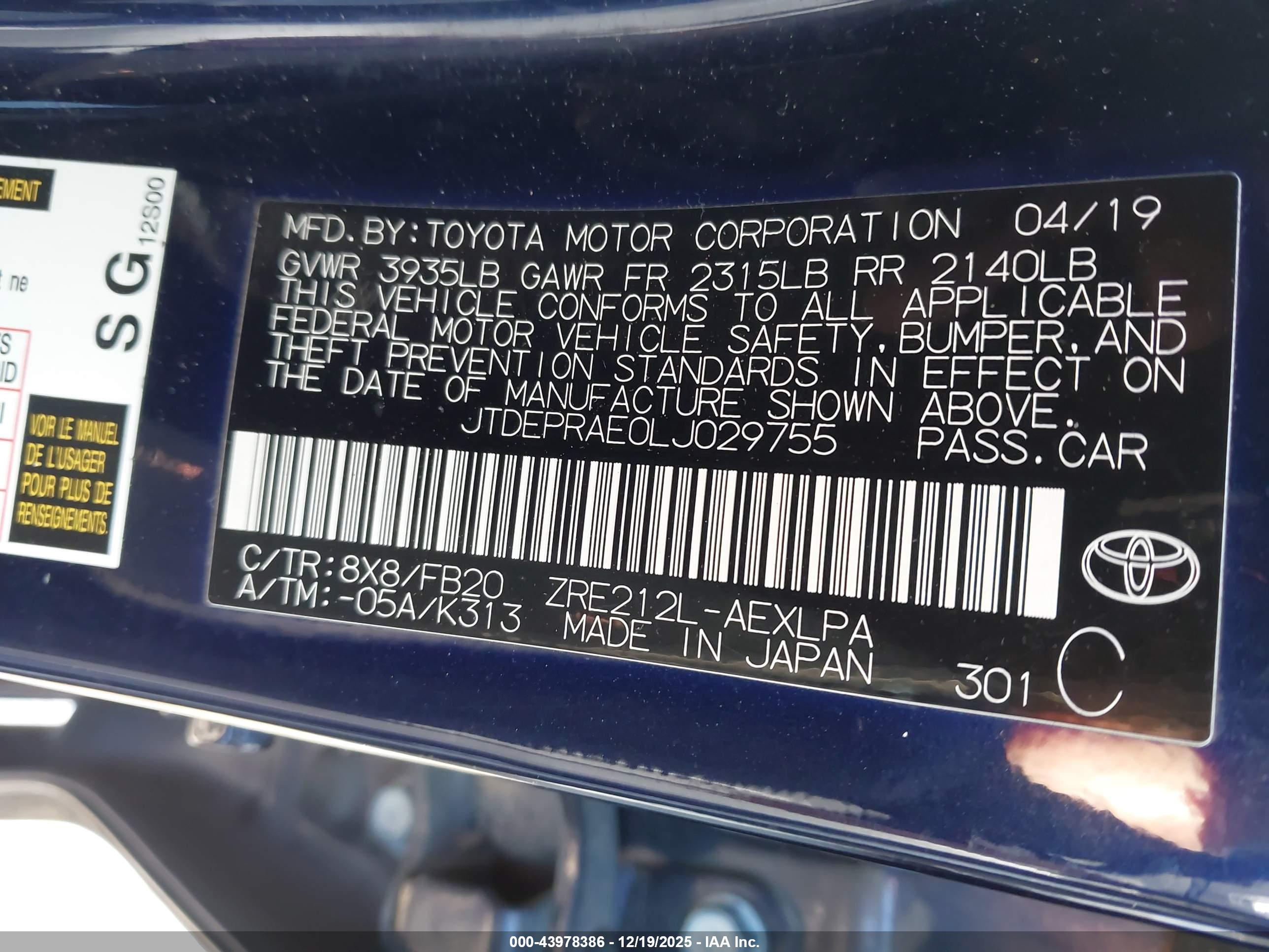TOYOTA COROLLA image 9