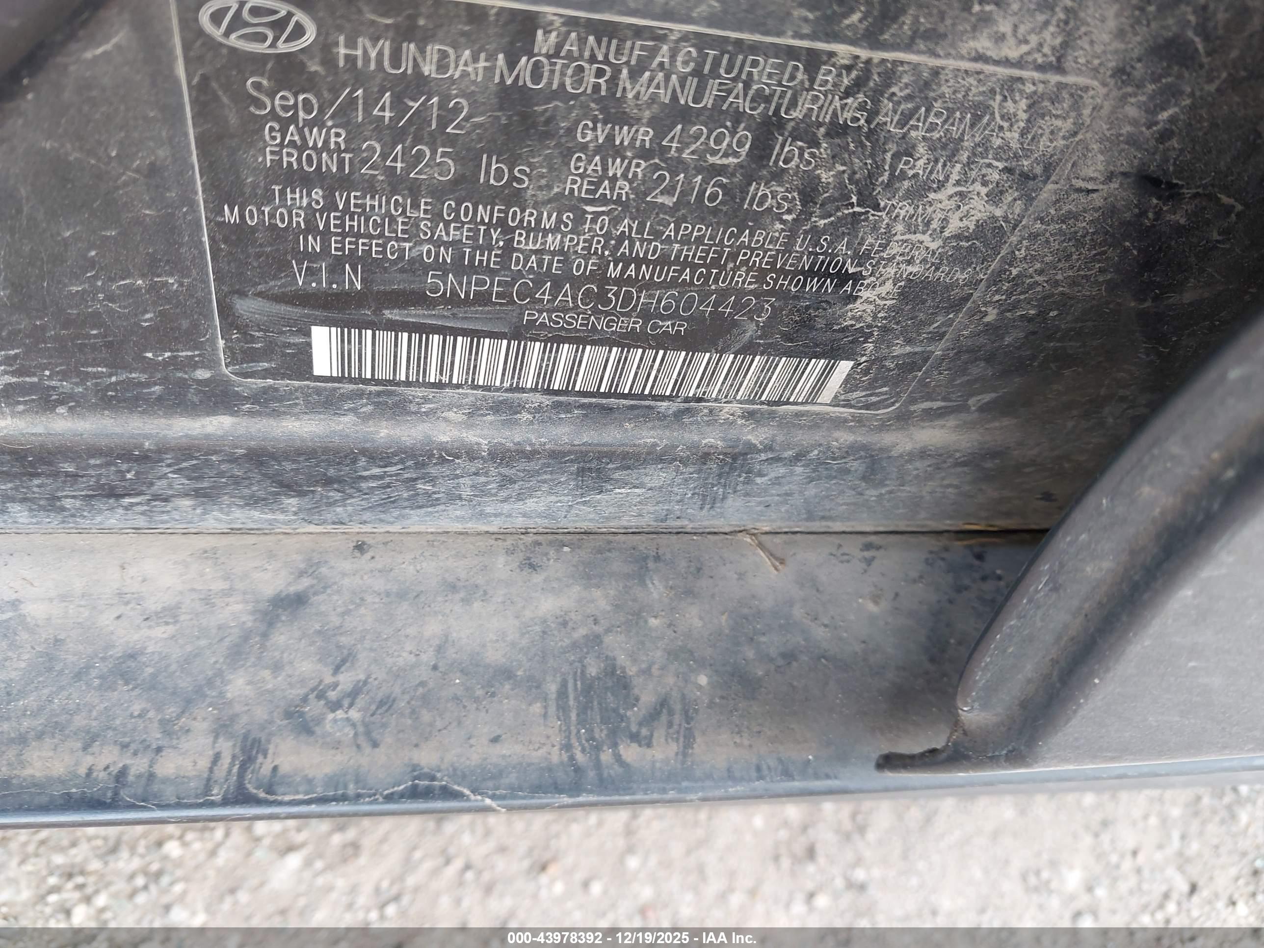HYUNDAI SONATA image 9