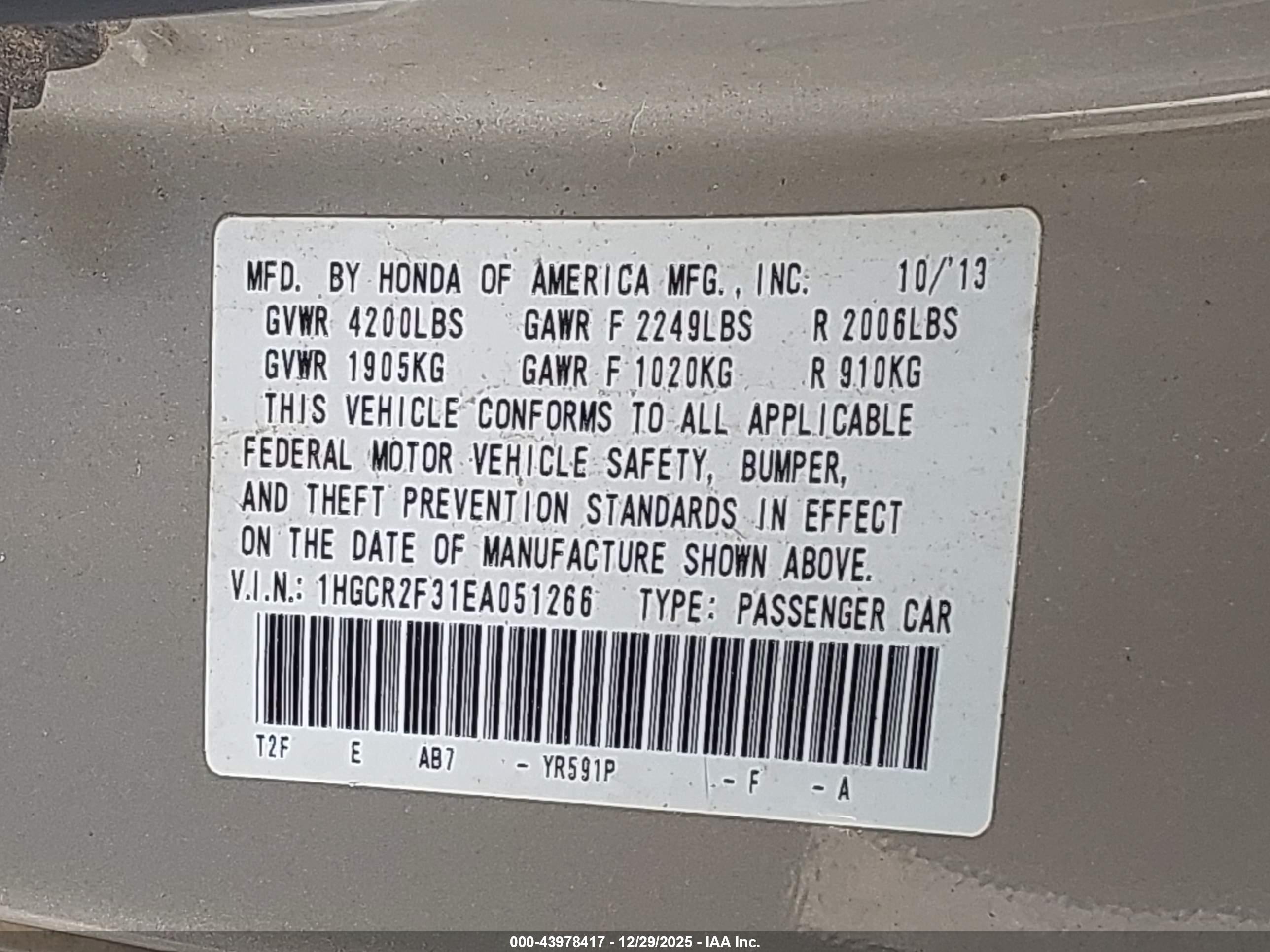 HONDA ACCORD image 9