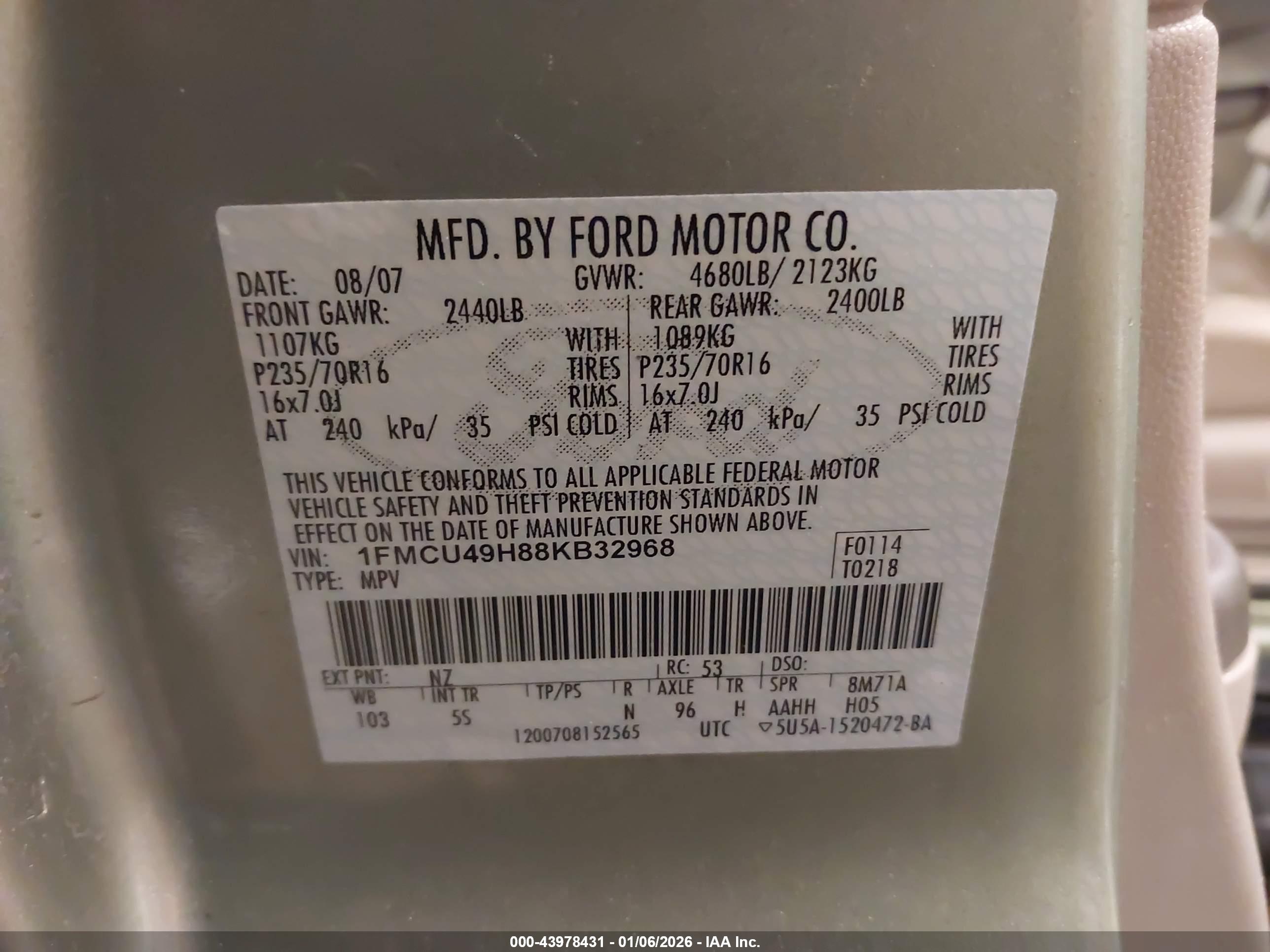 FORD ESCAPE image 9