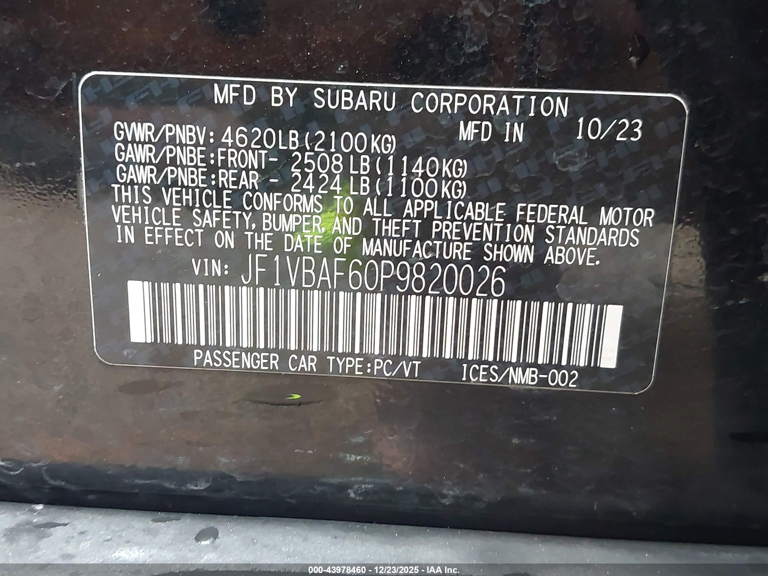SUBARU WRX image 9