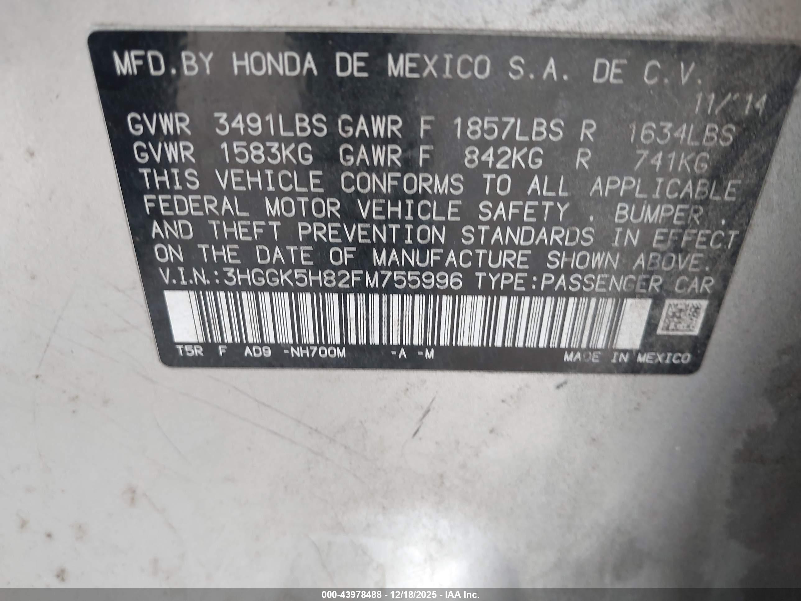 HONDA FIT image 9