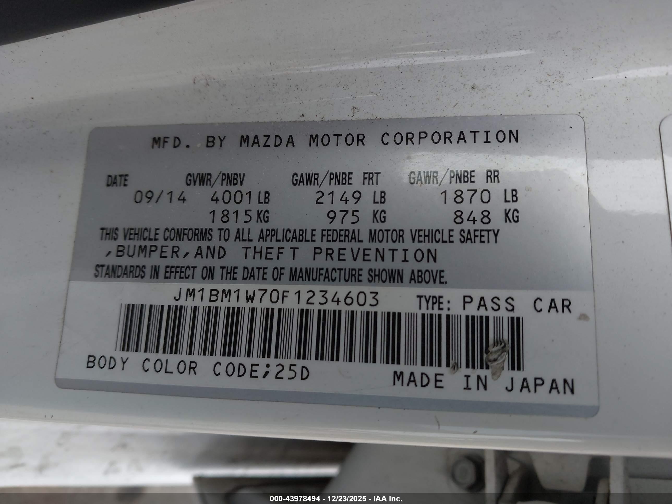 MAZDA MAZDA3 image 9