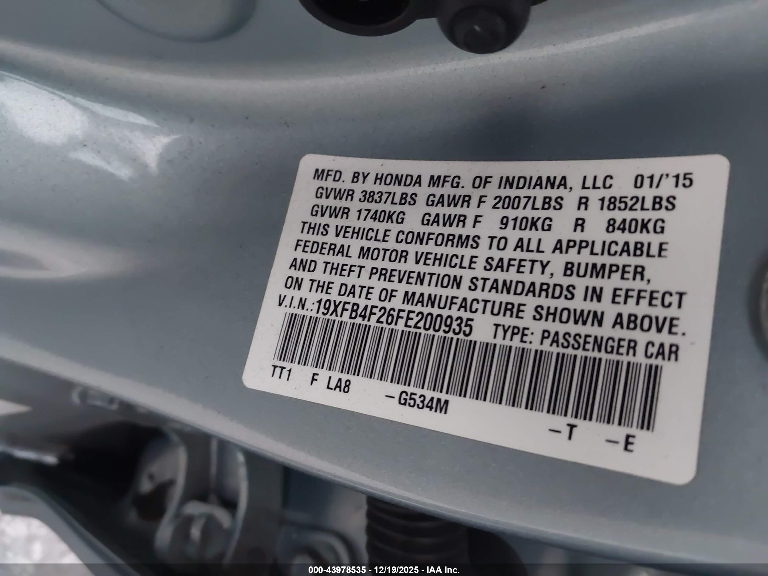 HONDA CIVIC image 9