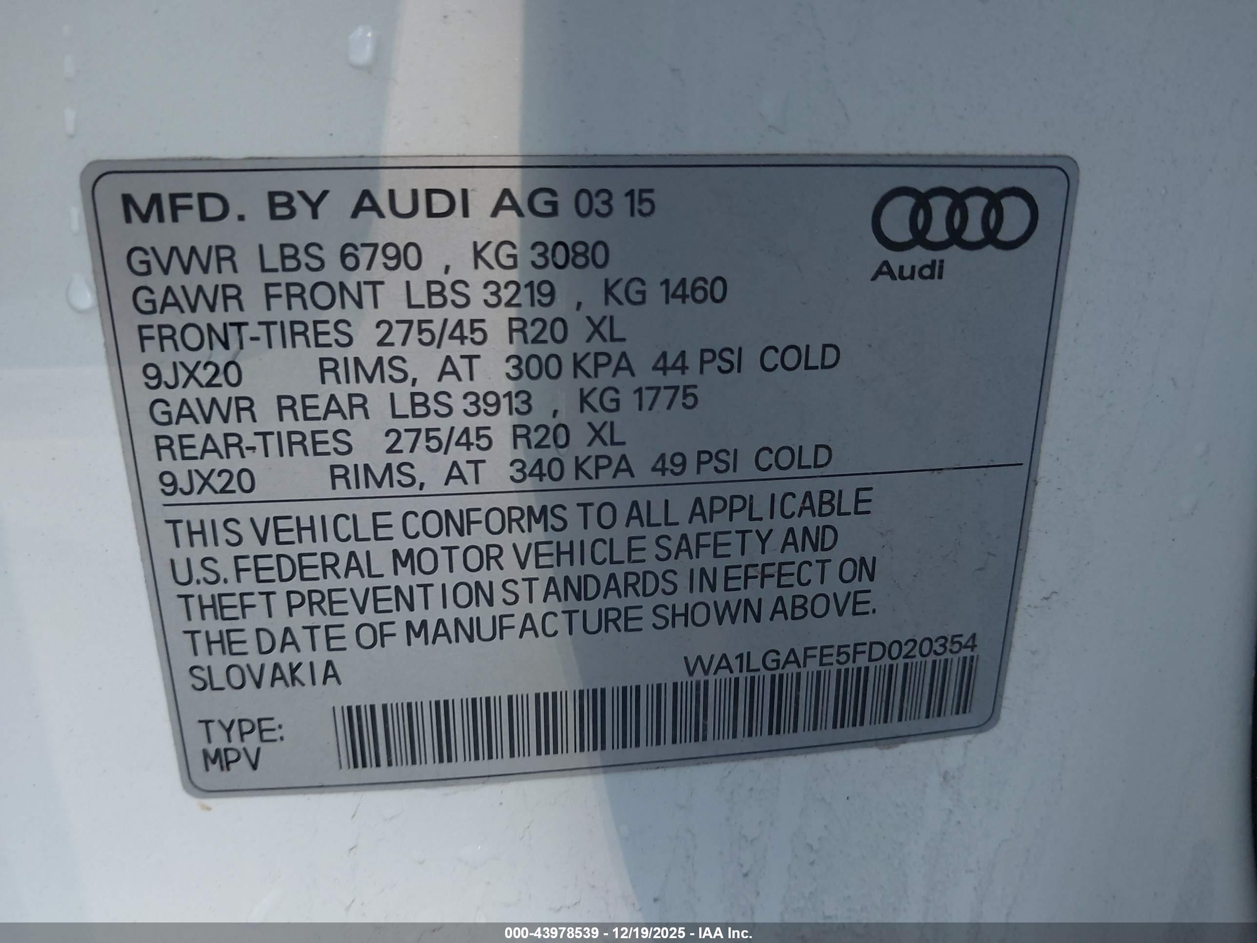 AUDI Q7 image 9