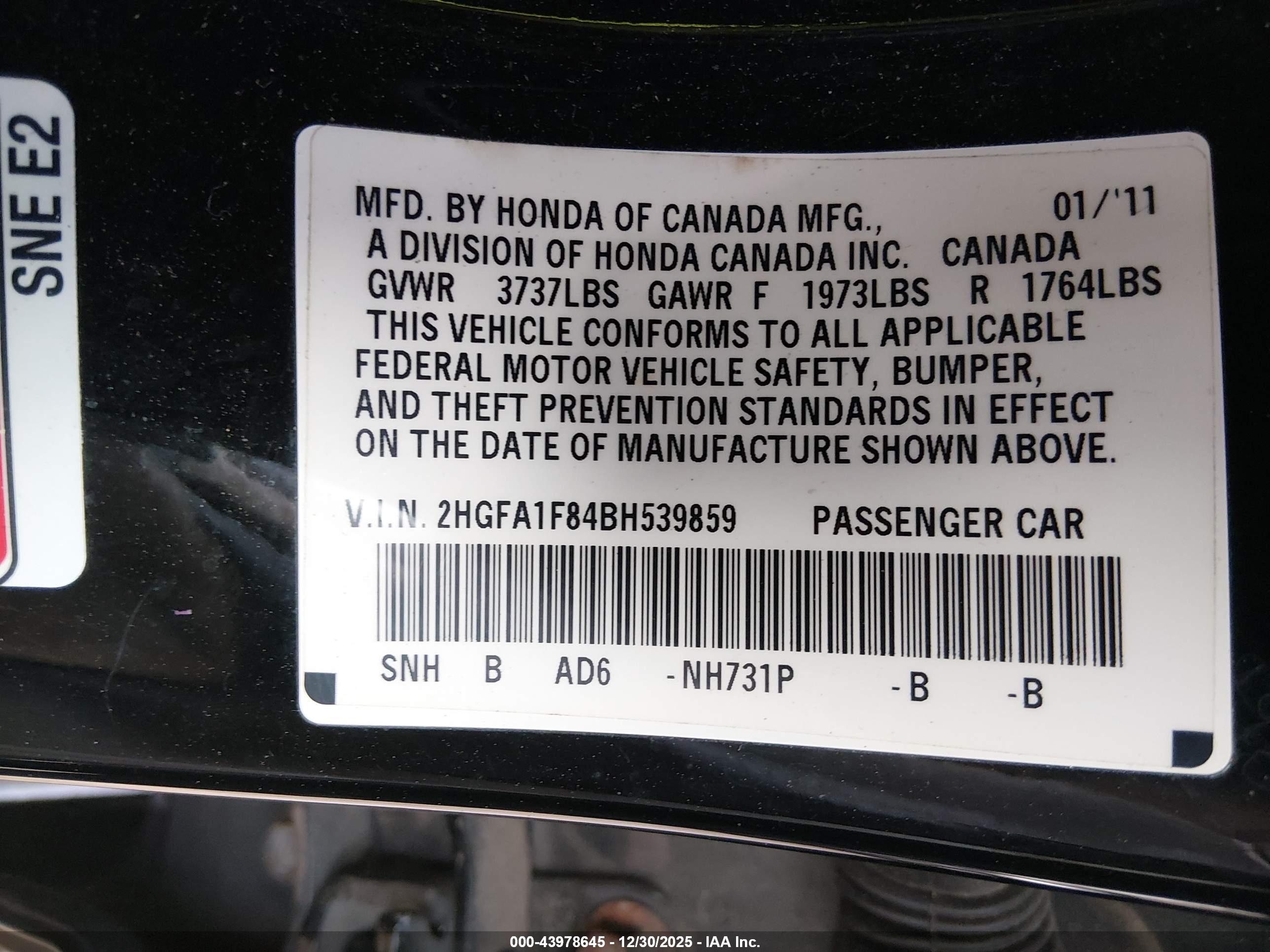 HONDA CIVIC image 9