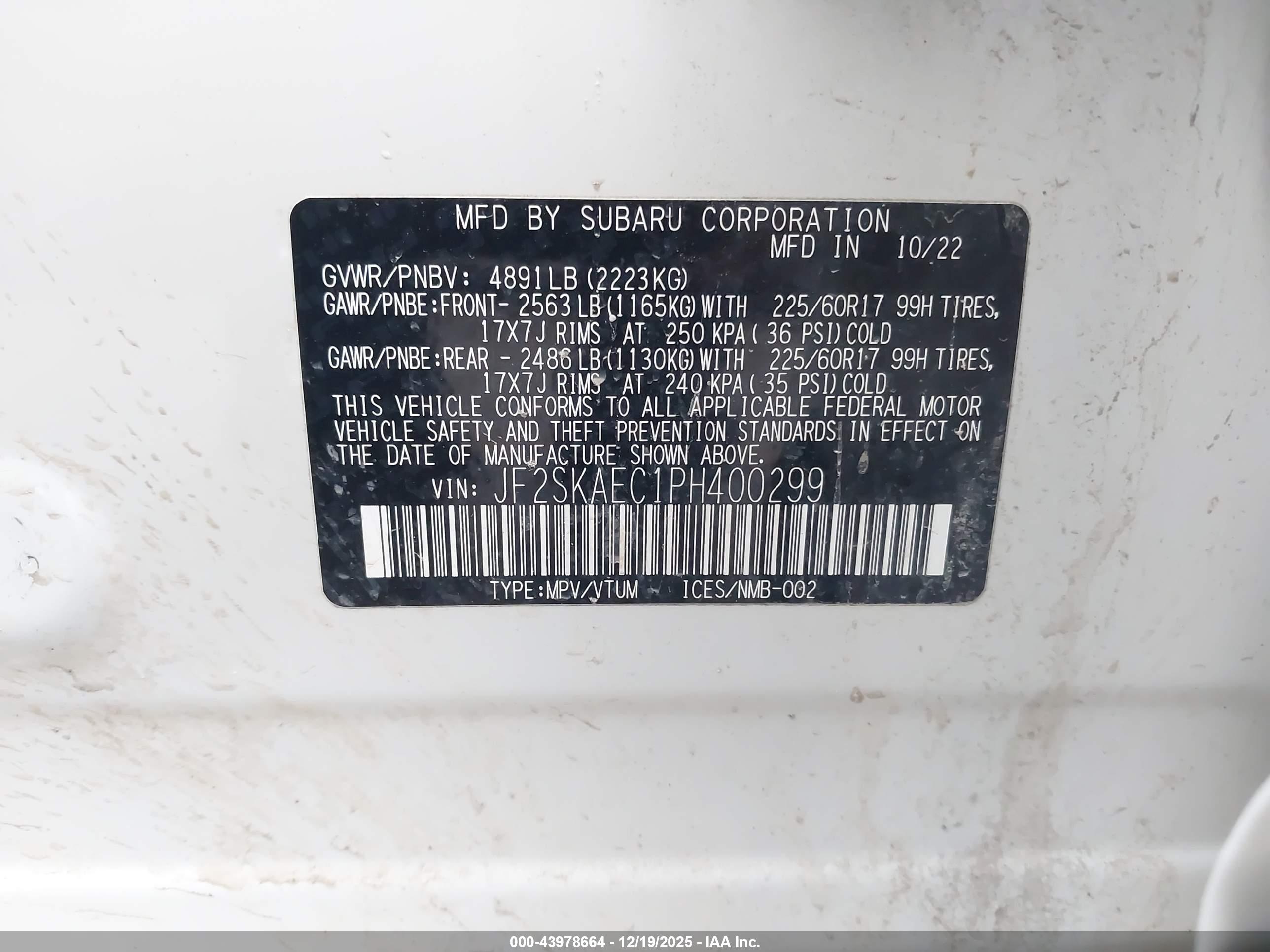 SUBARU FORESTER image 9