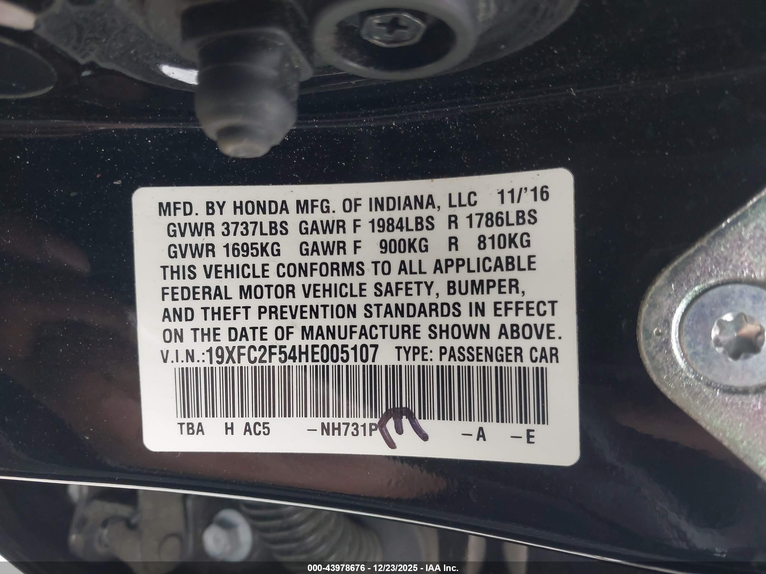 HONDA CIVIC image 9