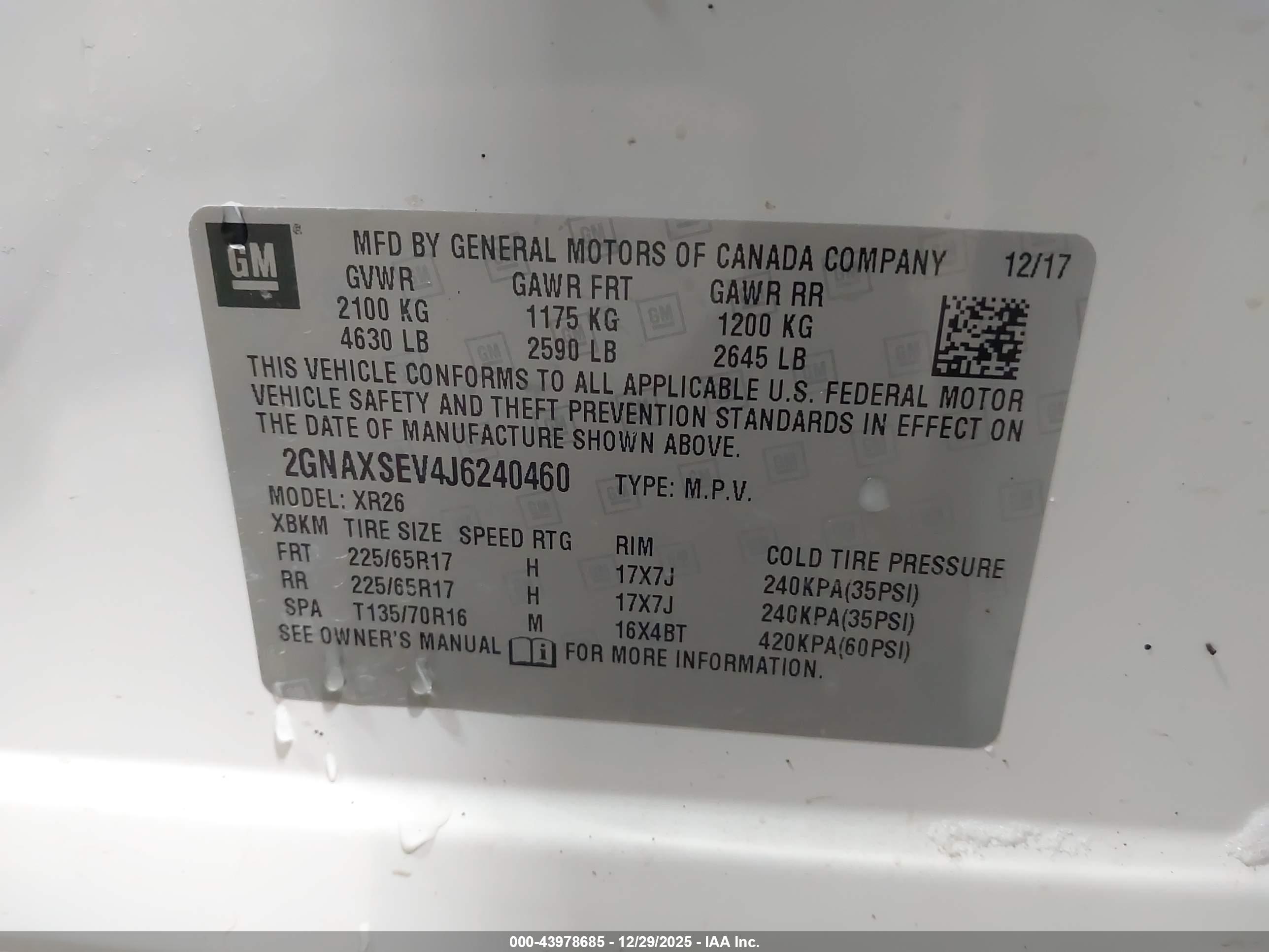 CHEVROLET EQUINOX image 9