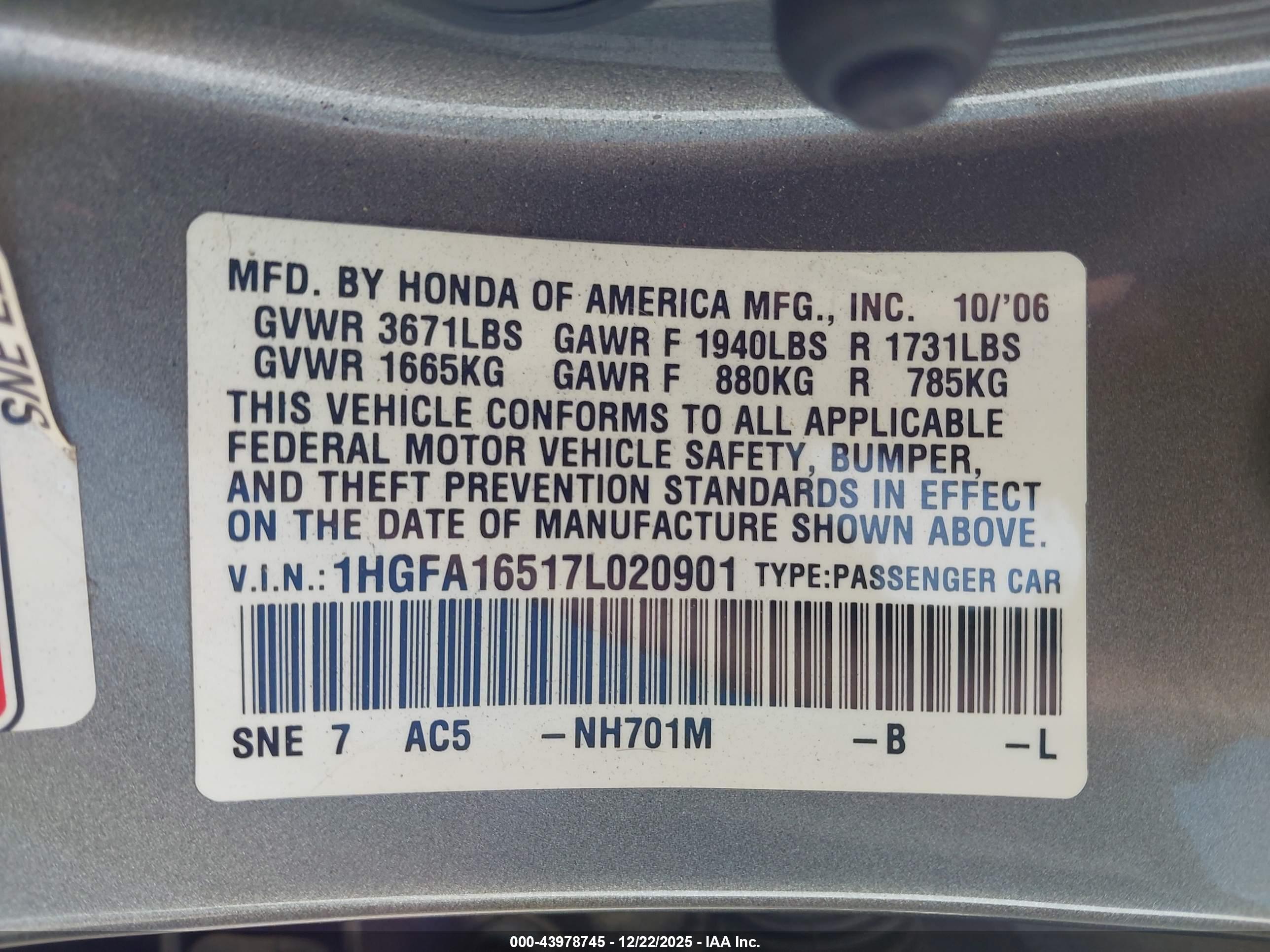 HONDA CIVIC image 9