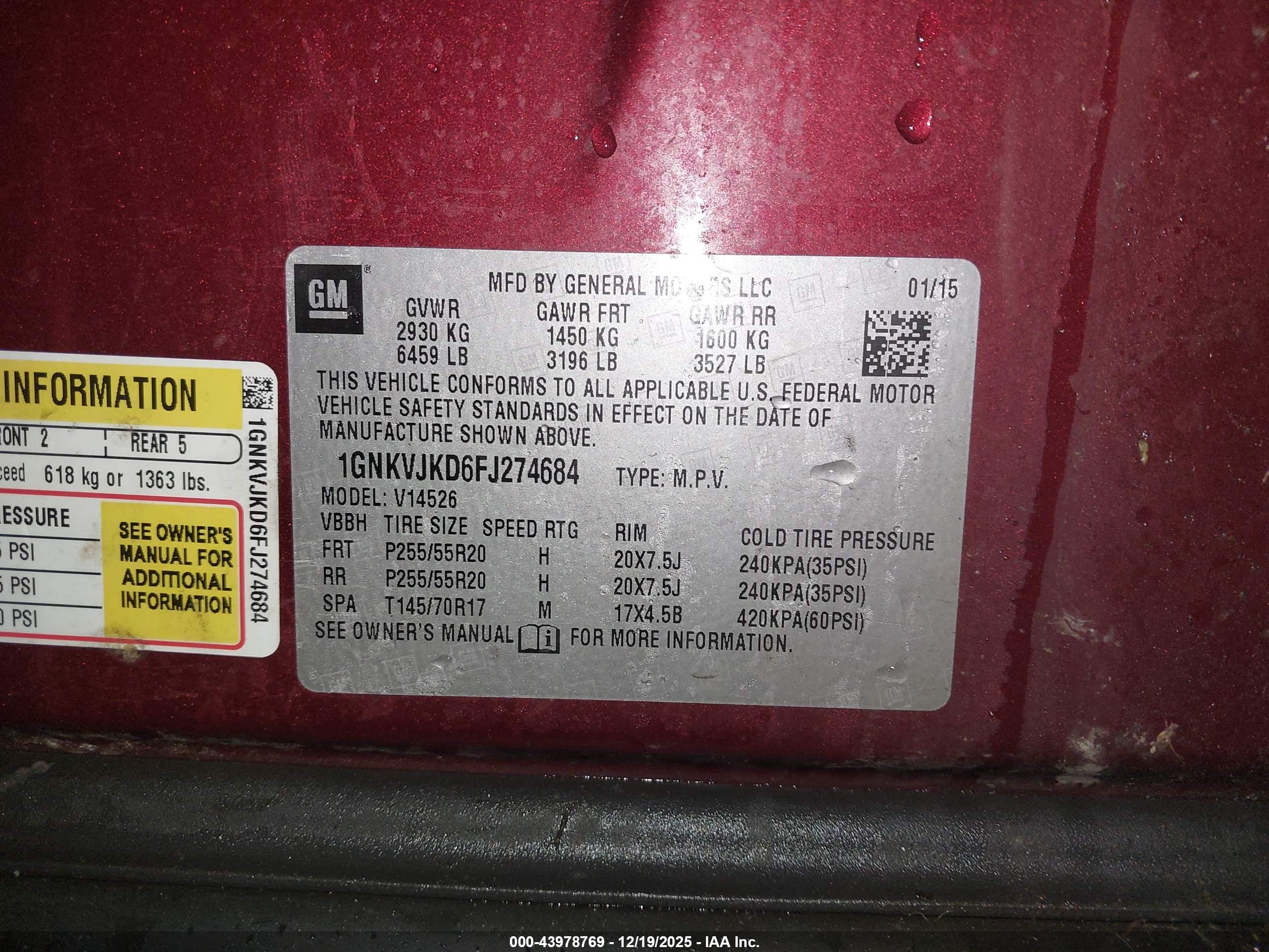CHEVROLET TRAVERSE image 9