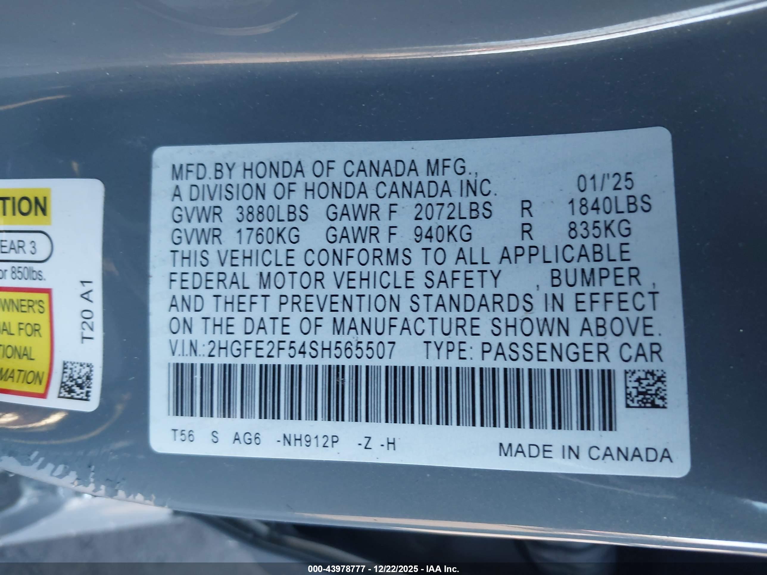HONDA CIVIC image 9