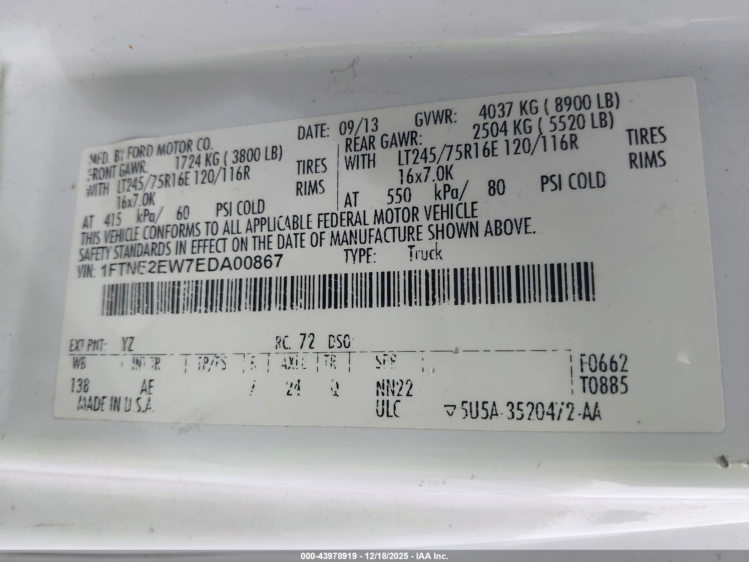 FORD E-250 image 9