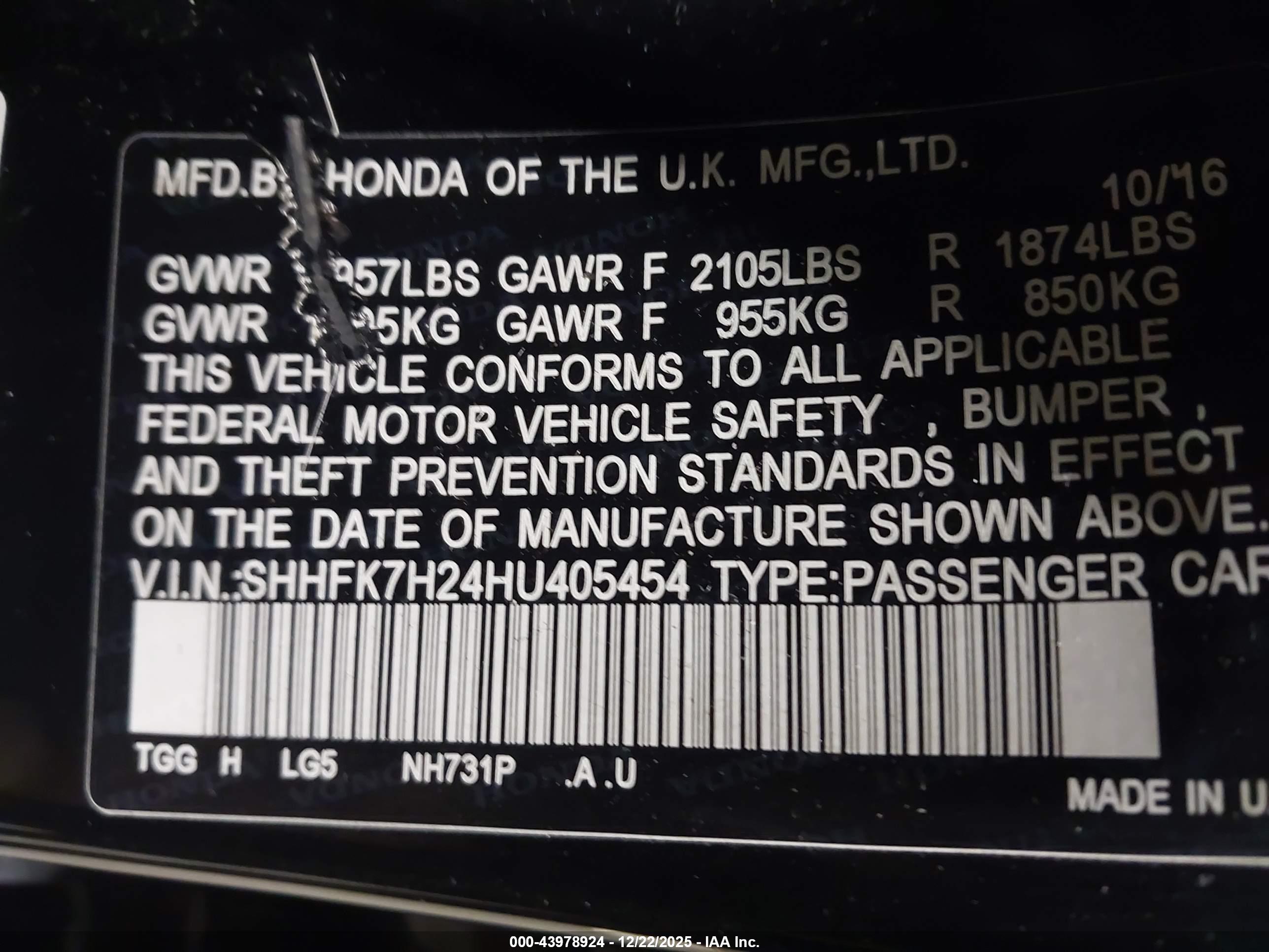 HONDA CIVIC image 9