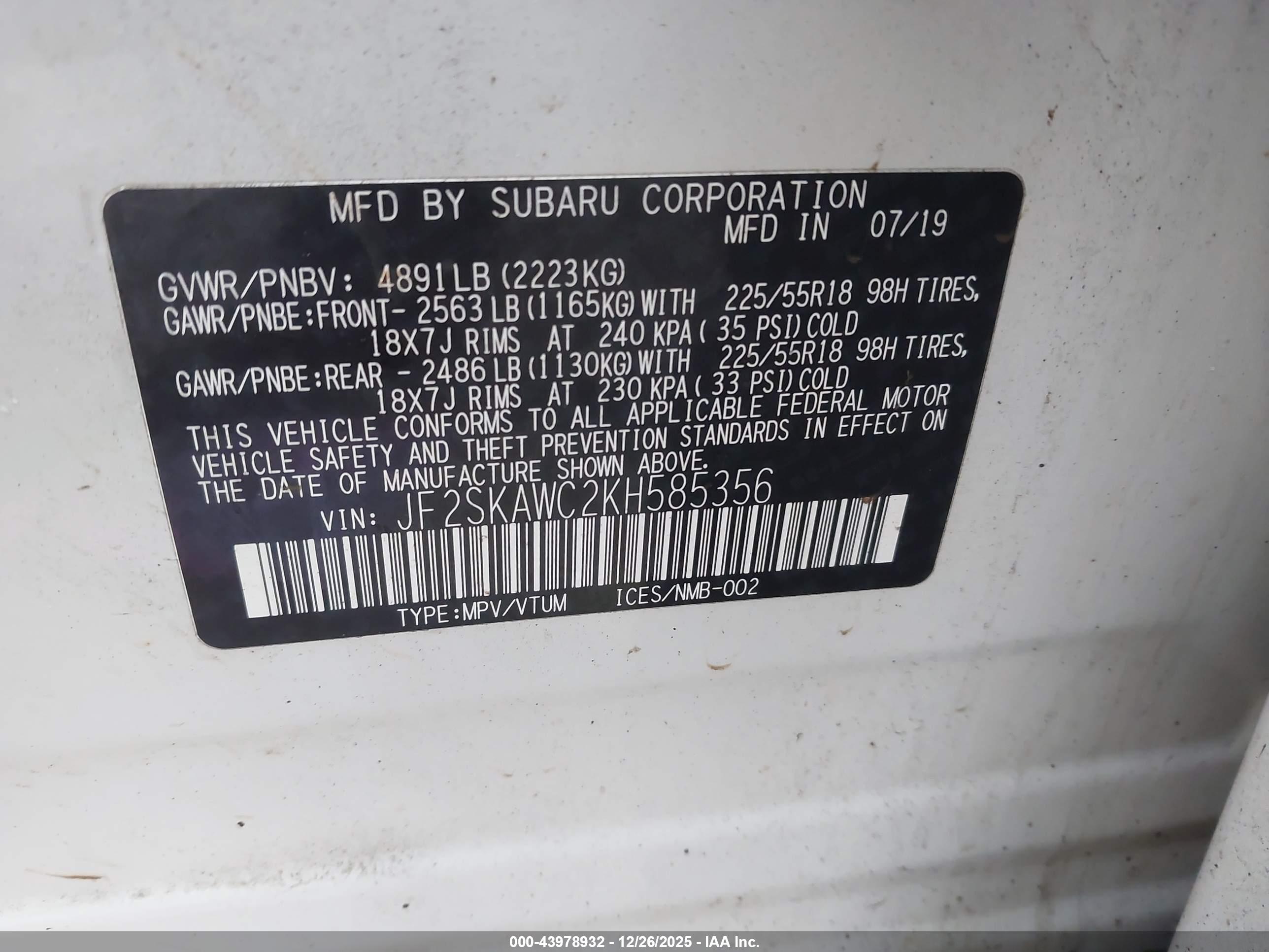 SUBARU FORESTER image 9
