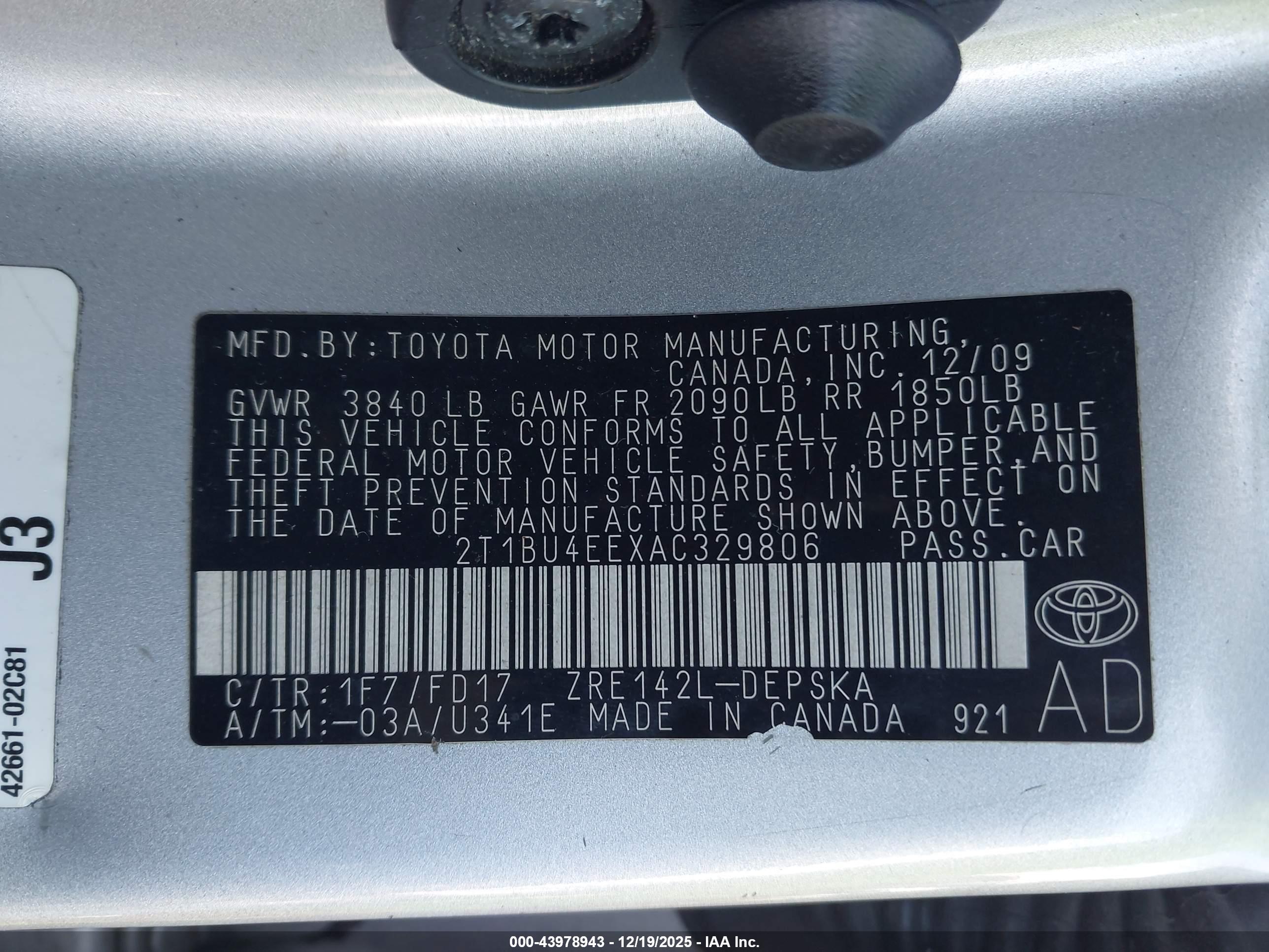 TOYOTA COROLLA image 9