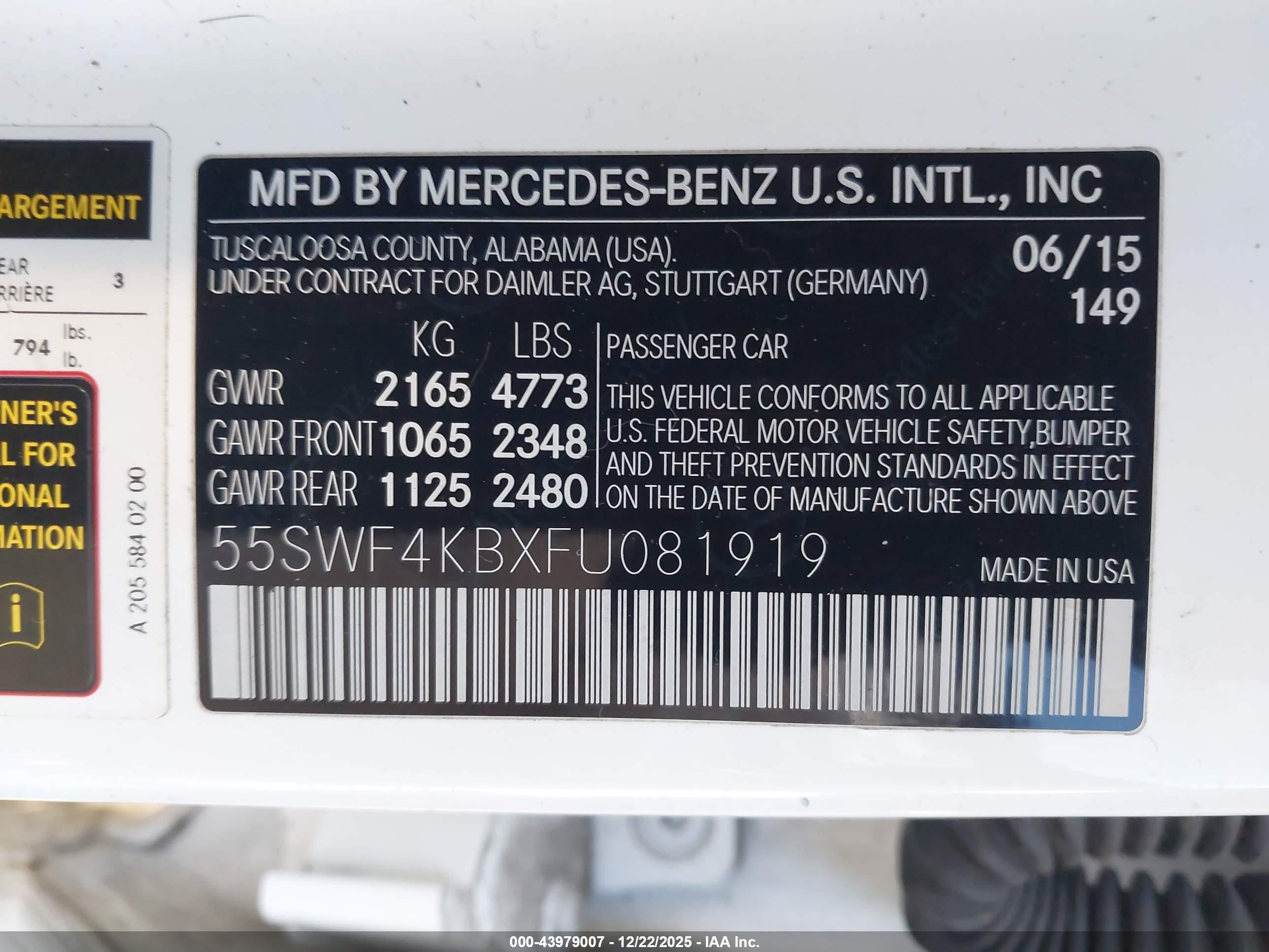 MERCEDES-BENZ C image 9
