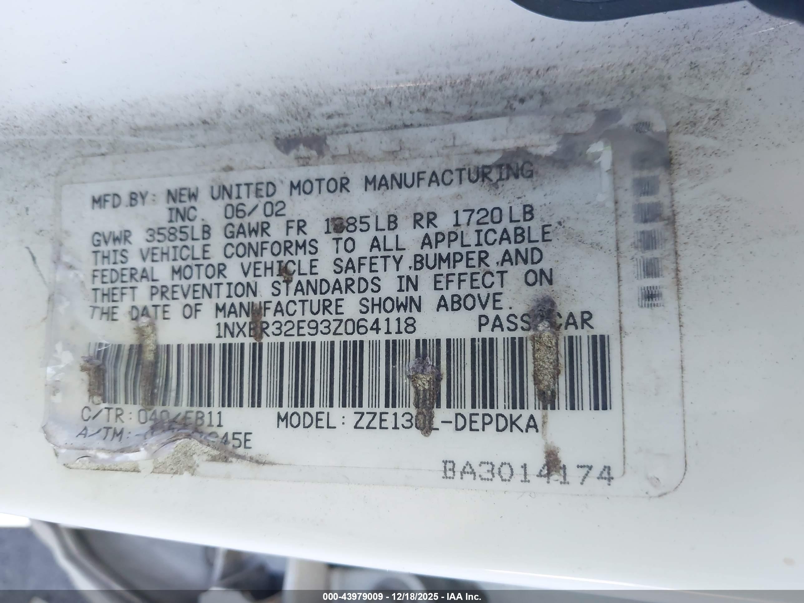 TOYOTA COROLLA image 9