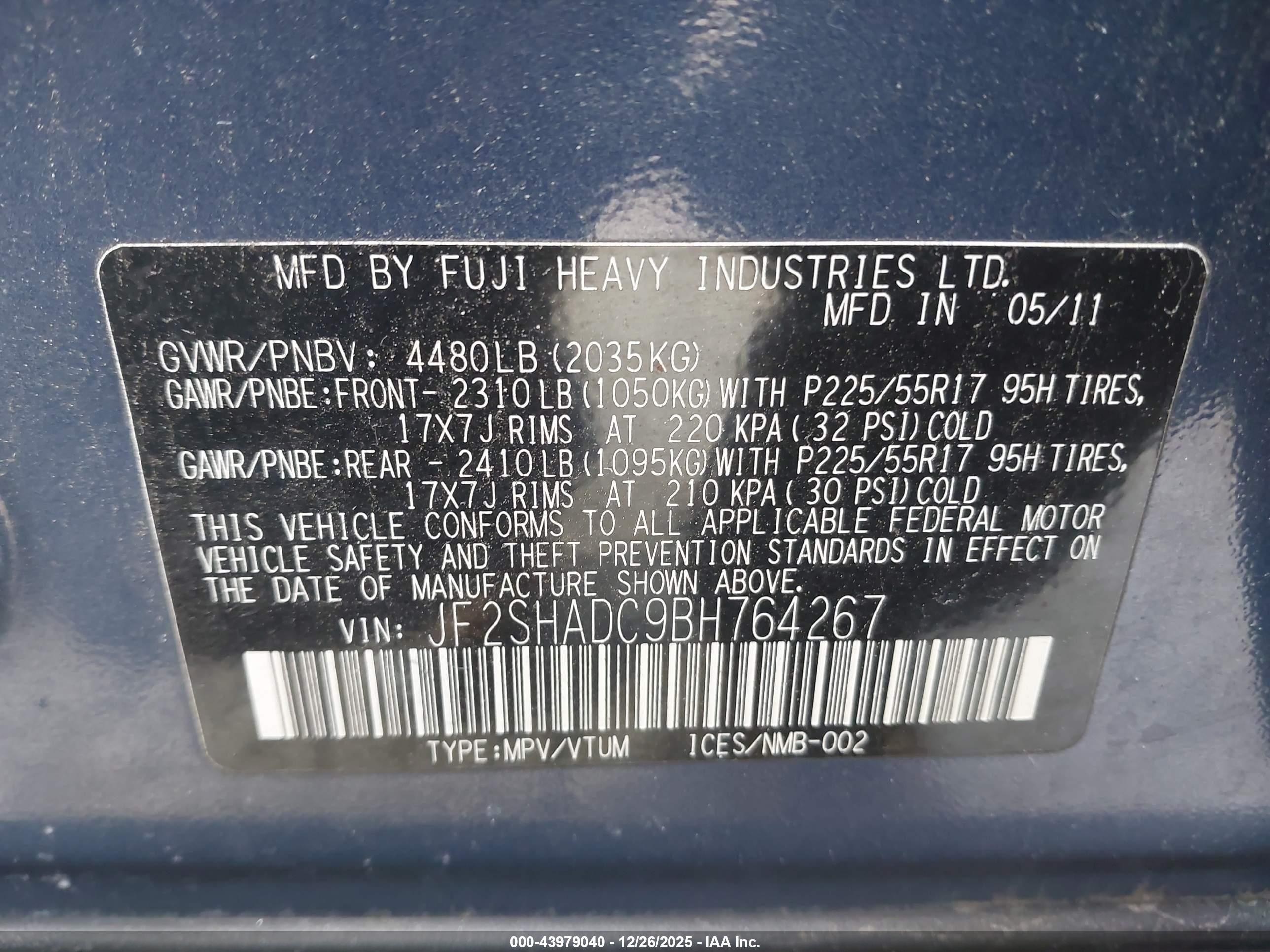 SUBARU FORESTER image 9