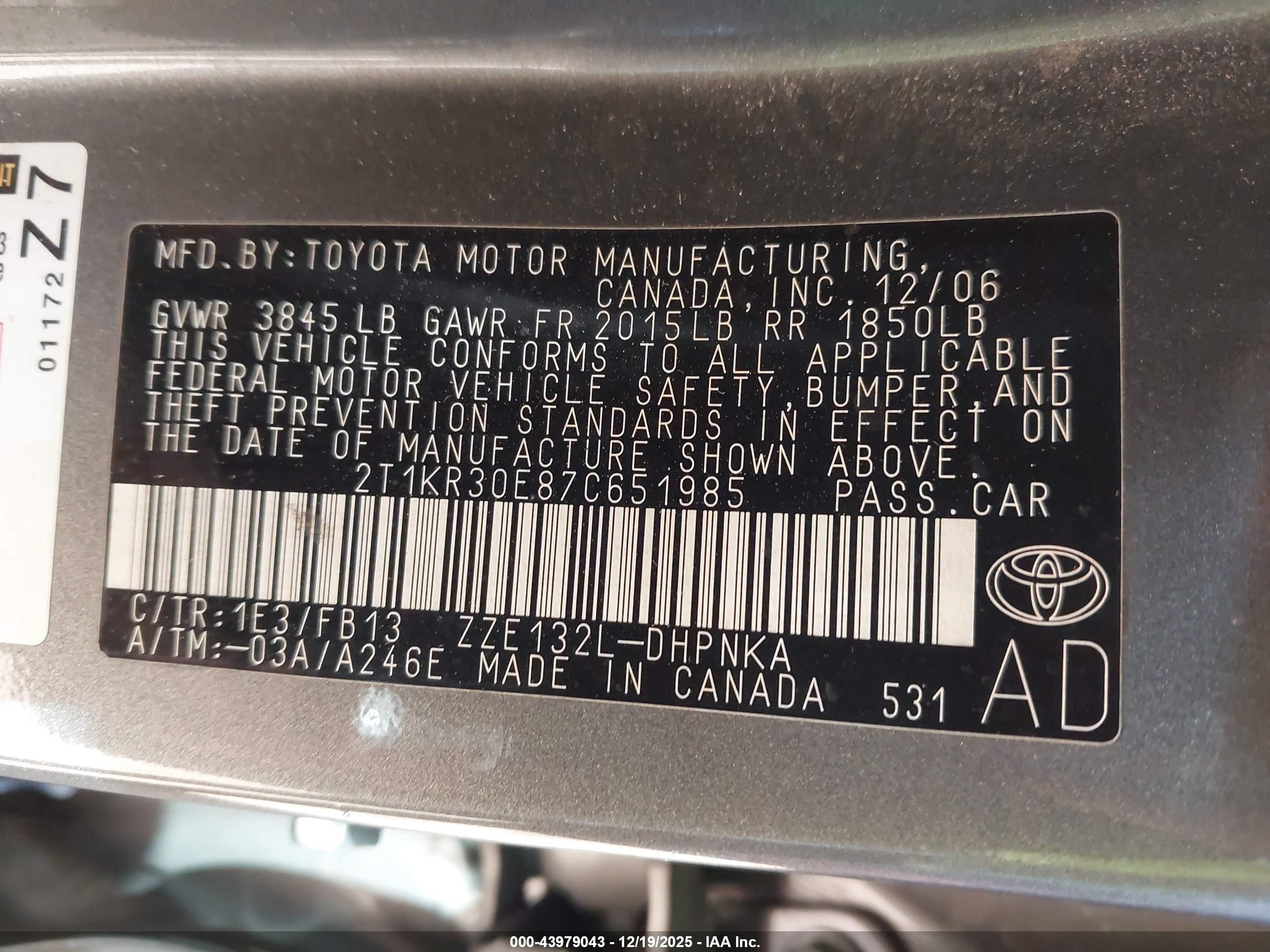 TOYOTA MATRIX image 9