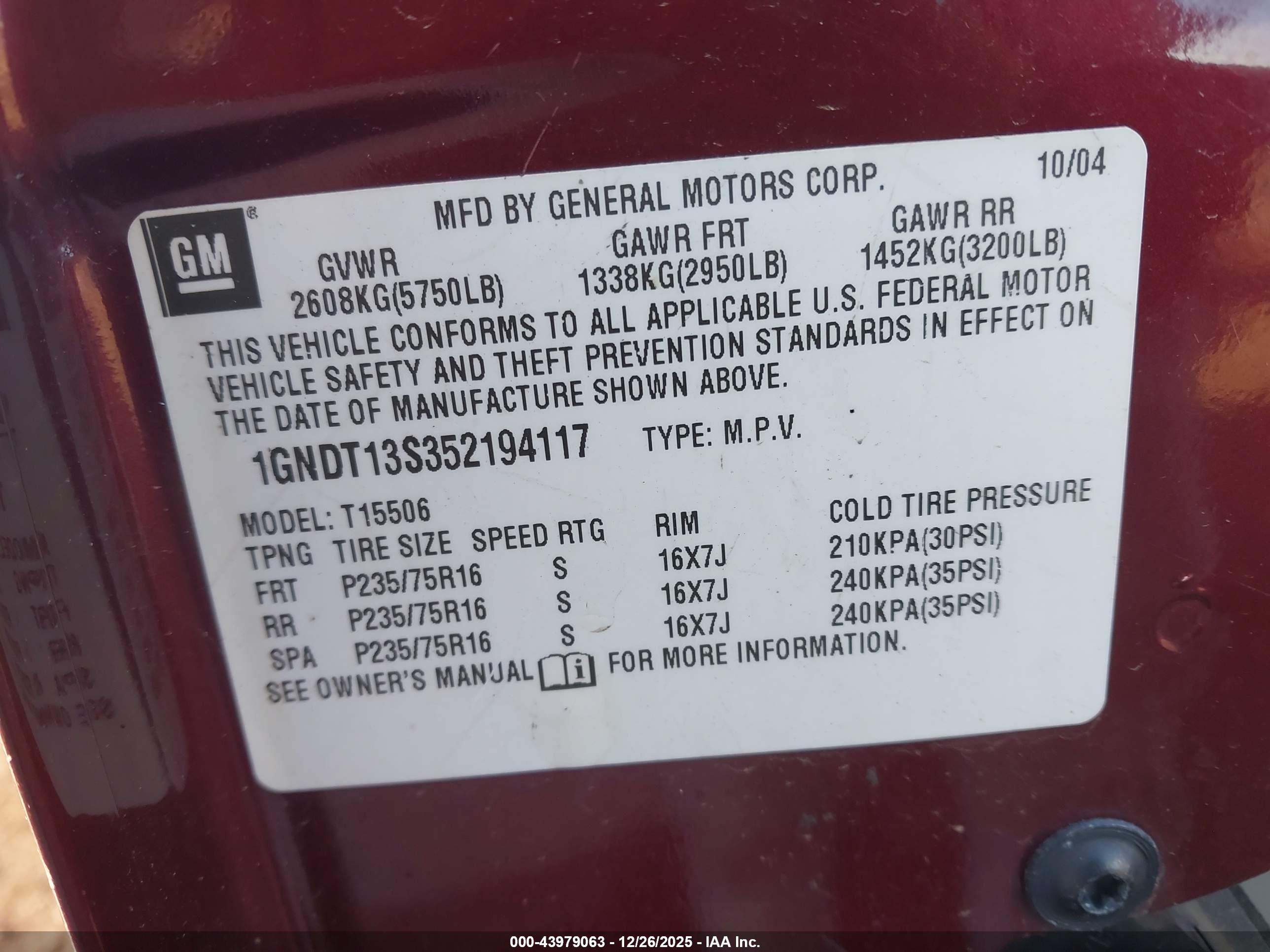 CHEVROLET TRAILBLAZER image 9
