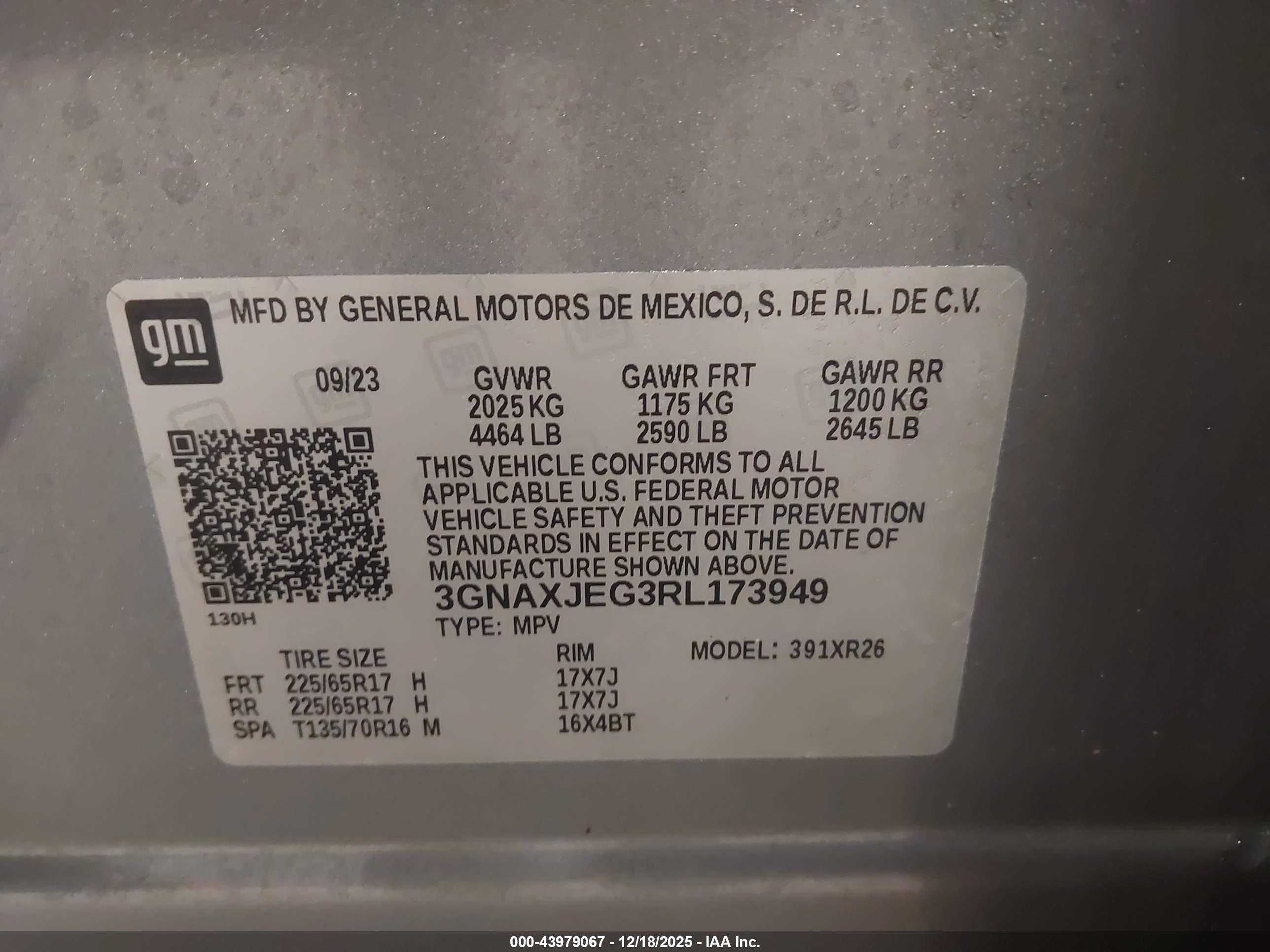 CHEVROLET EQUINOX image 9