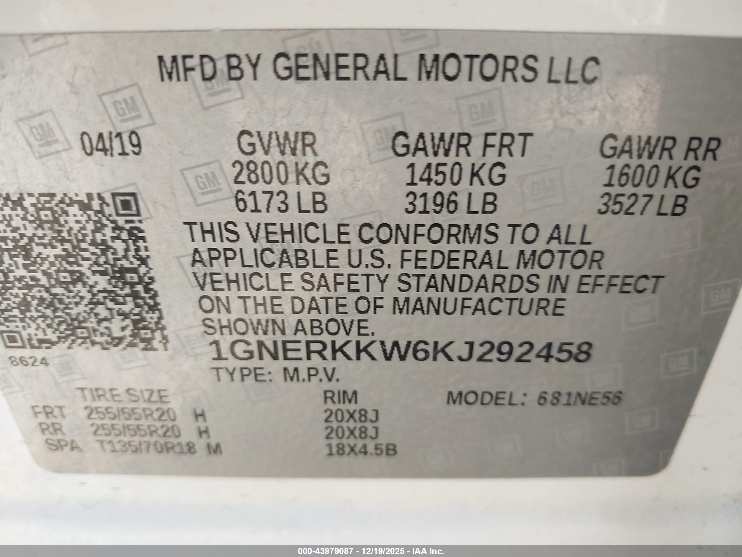 CHEVROLET TRAVERSE image 9