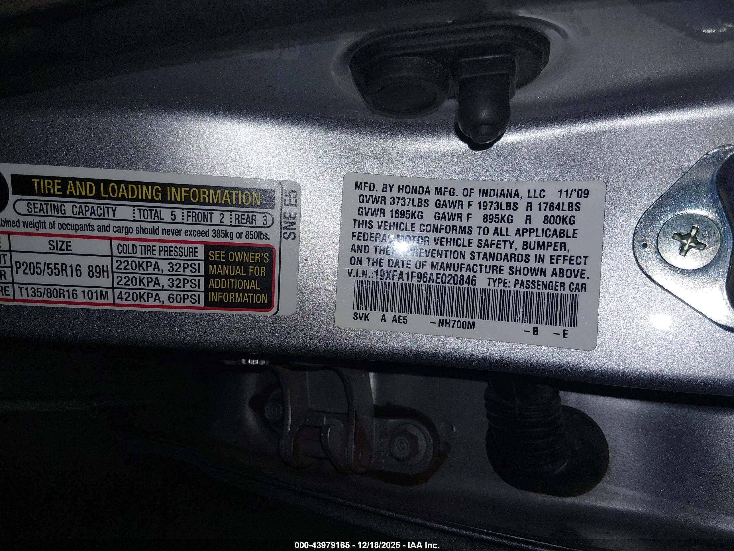 HONDA CIVIC image 9