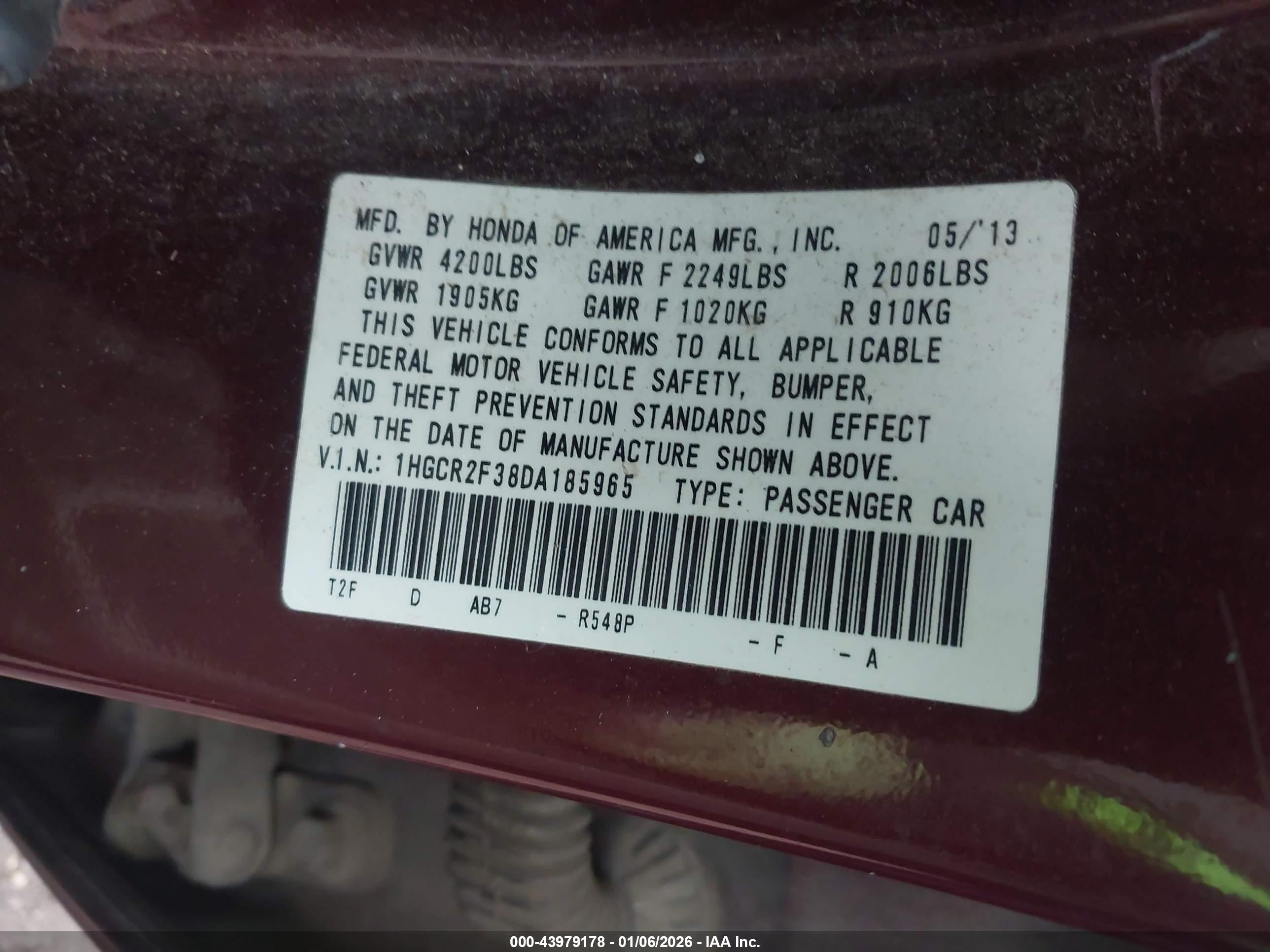 HONDA ACCORD image 9
