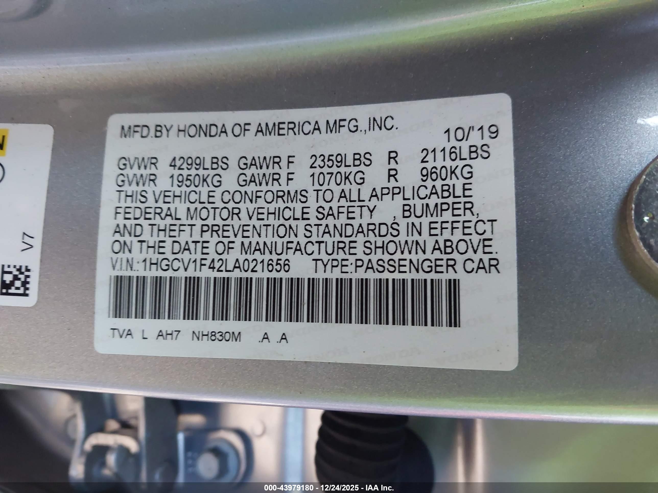 HONDA ACCORD image 9