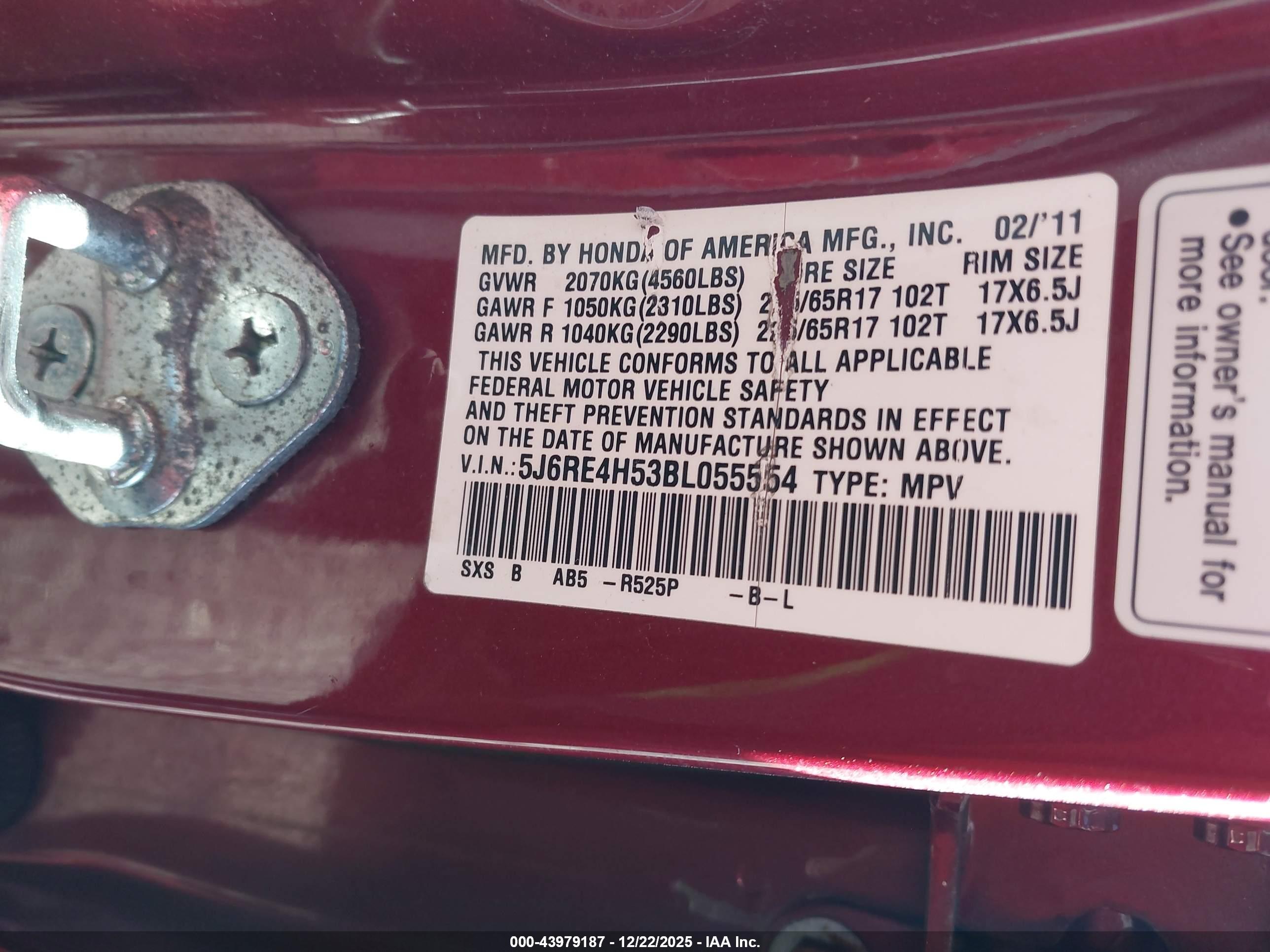 HONDA CR-V image 9