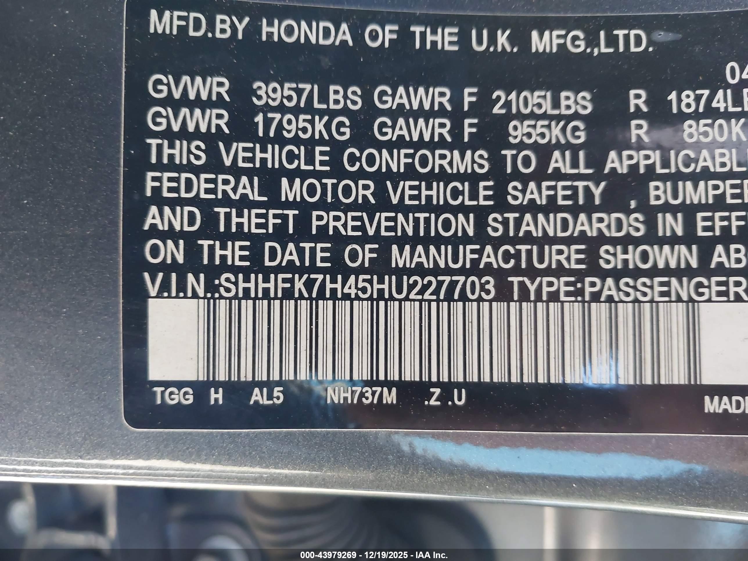 HONDA CIVIC image 9