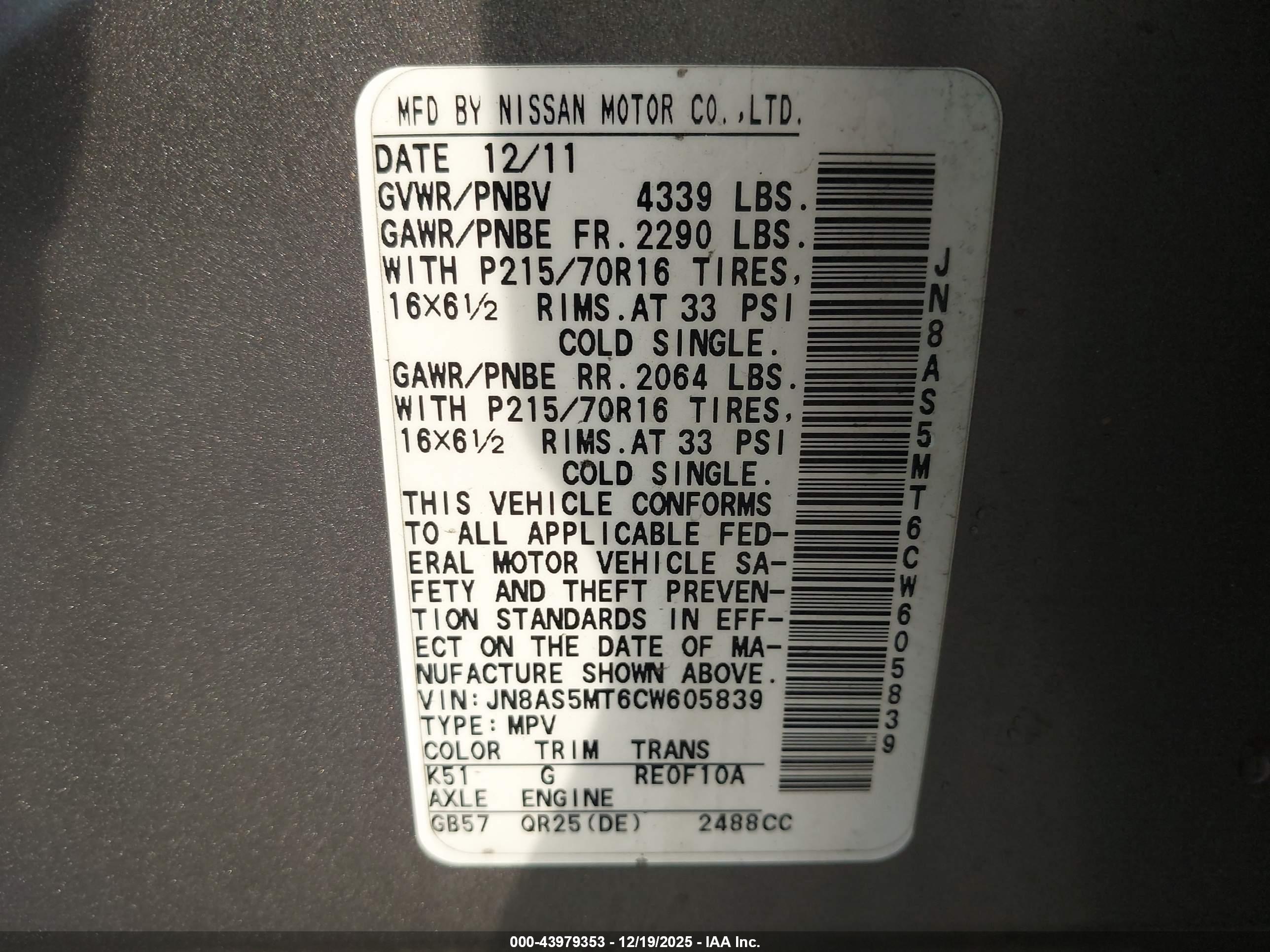 NISSAN ROGUE image 9
