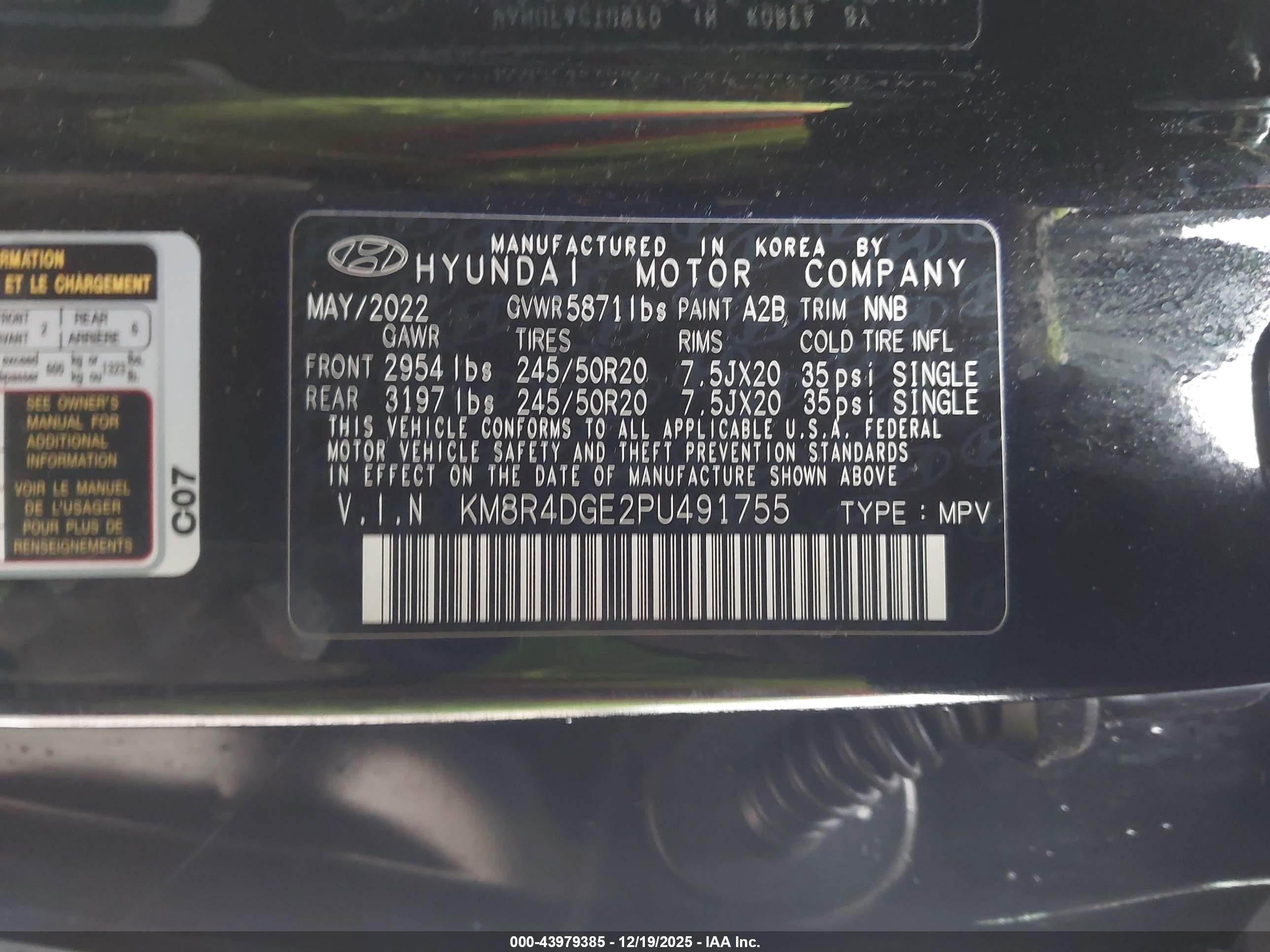 HYUNDAI PALISADE image 9