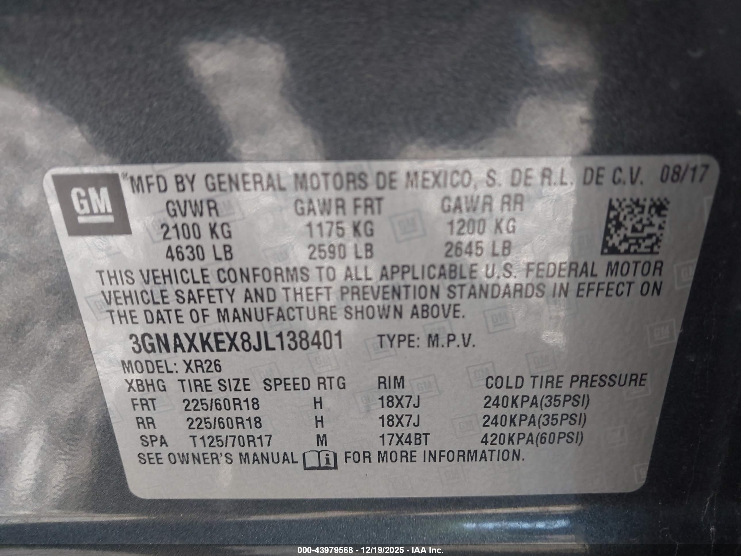 CHEVROLET EQUINOX image 9