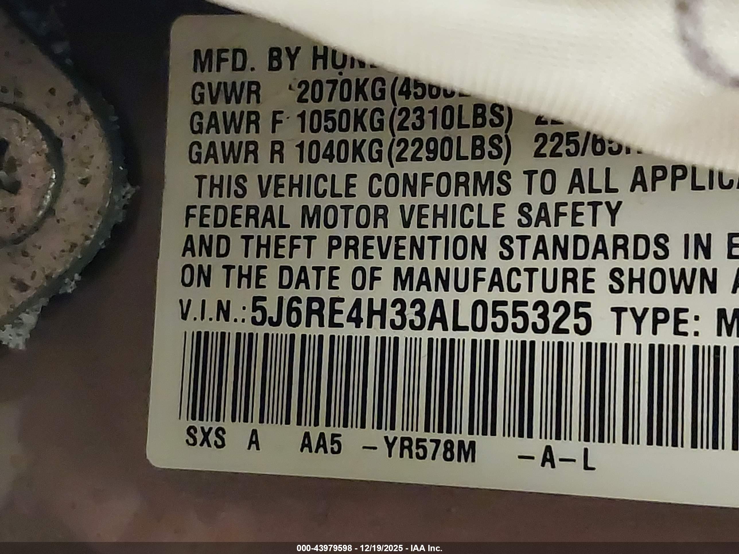 HONDA CR-V image 9