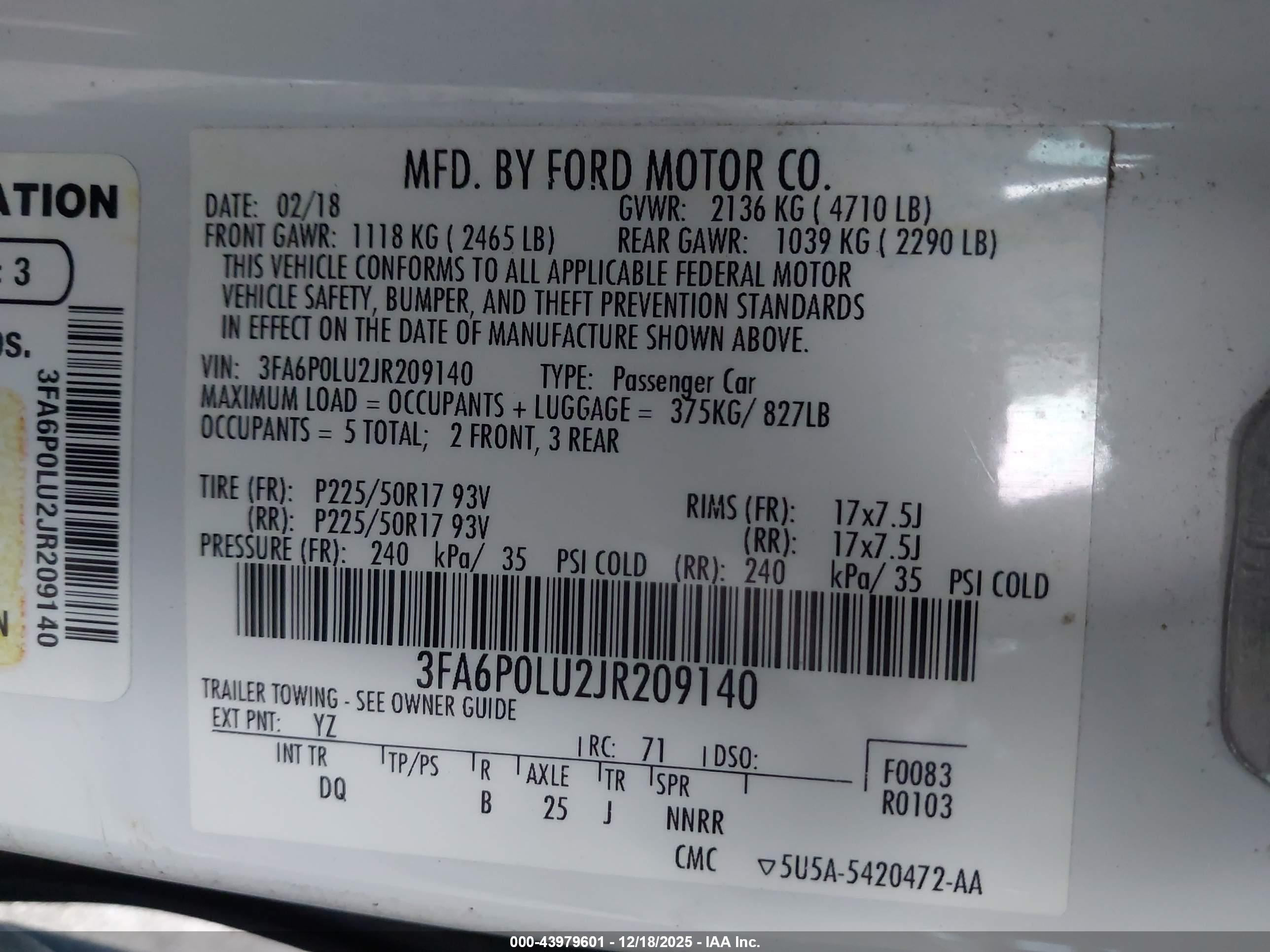 FORD FUSION image 9