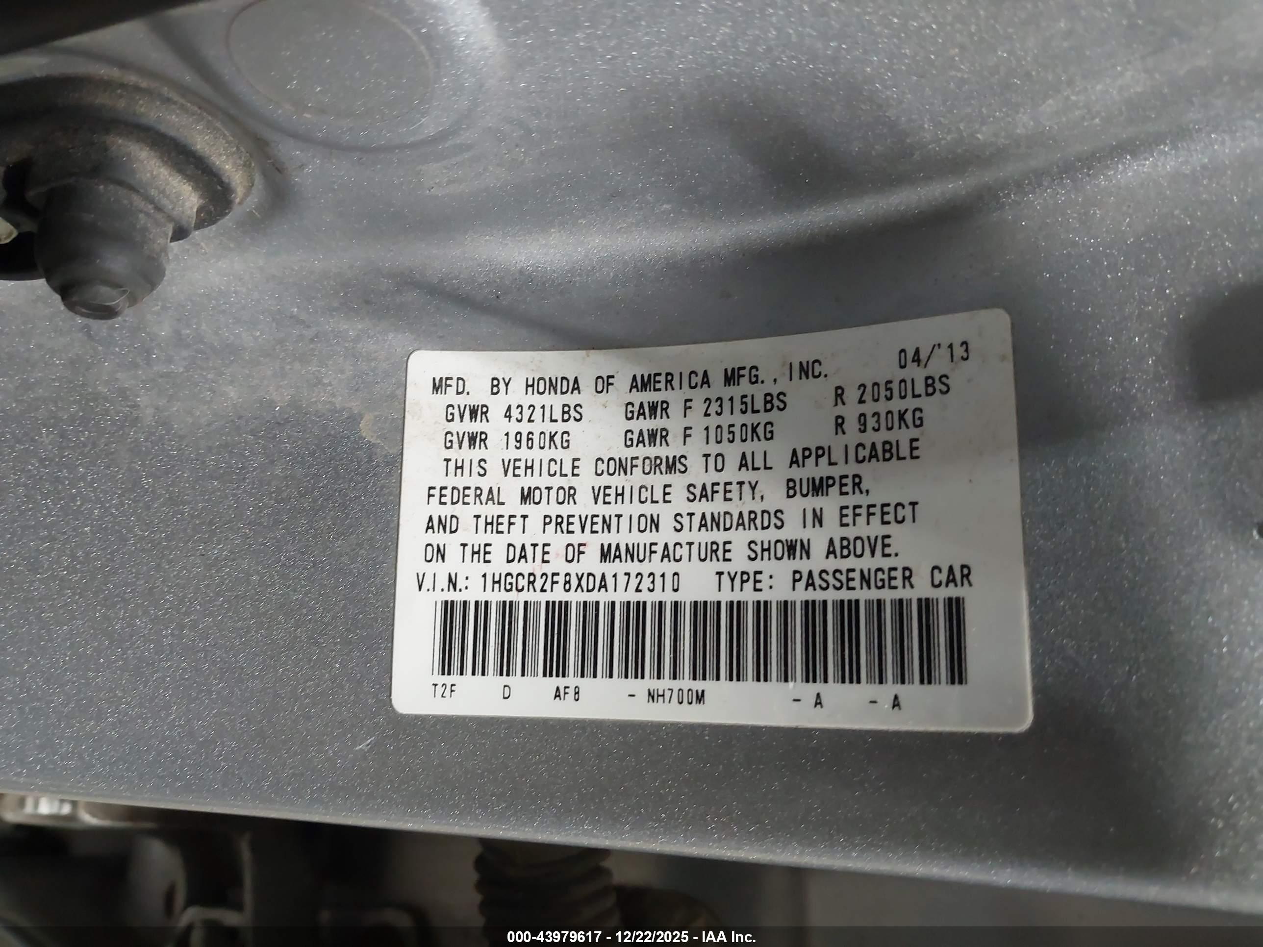 HONDA ACCORD image 9