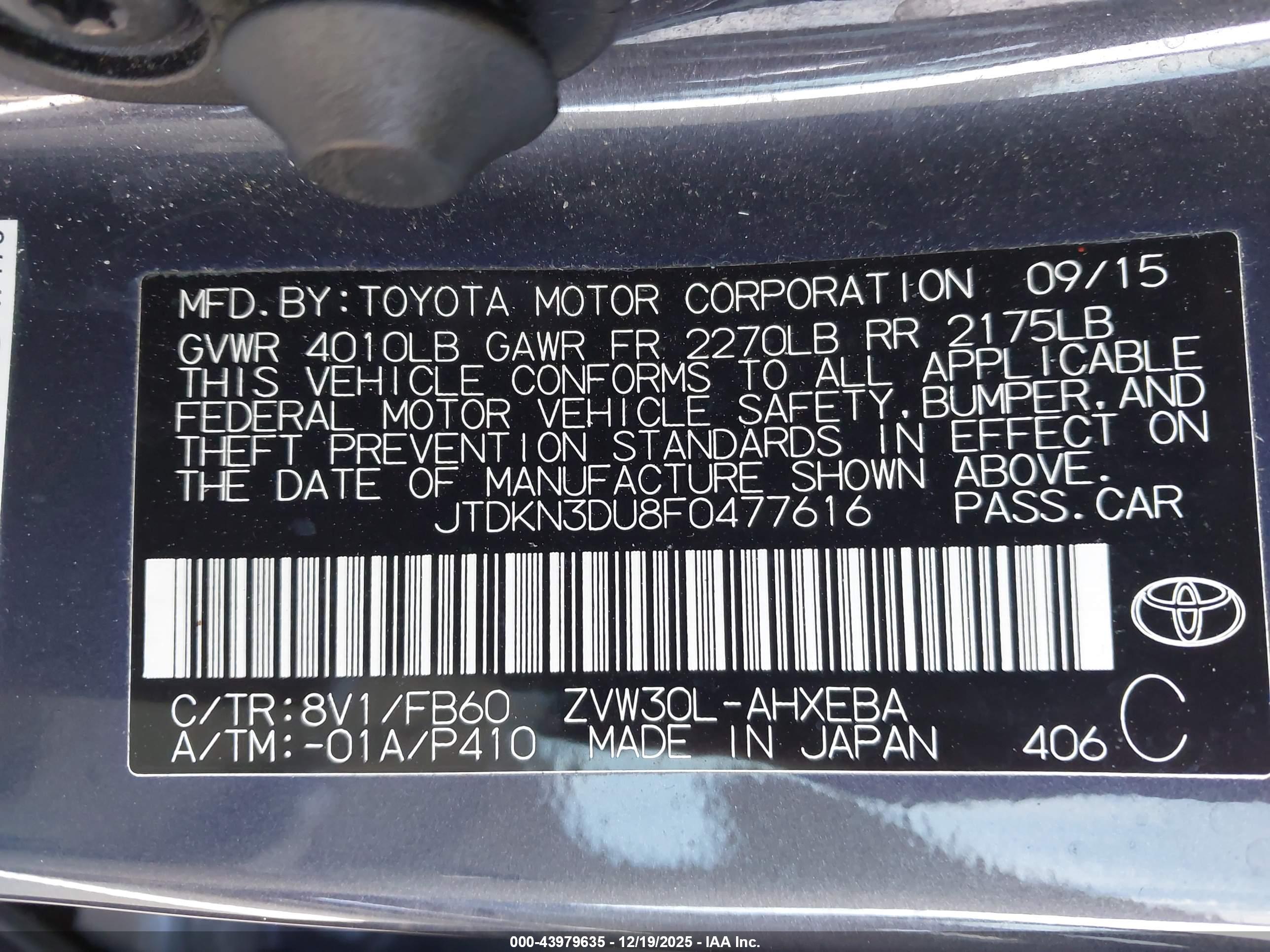 TOYOTA PRIUS image 9