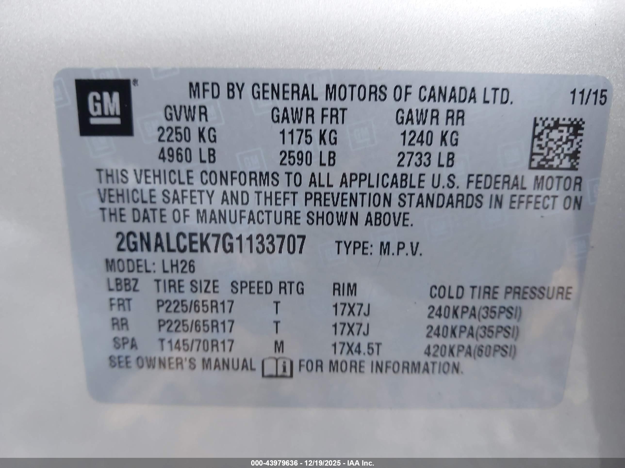 CHEVROLET EQUINOX image 9