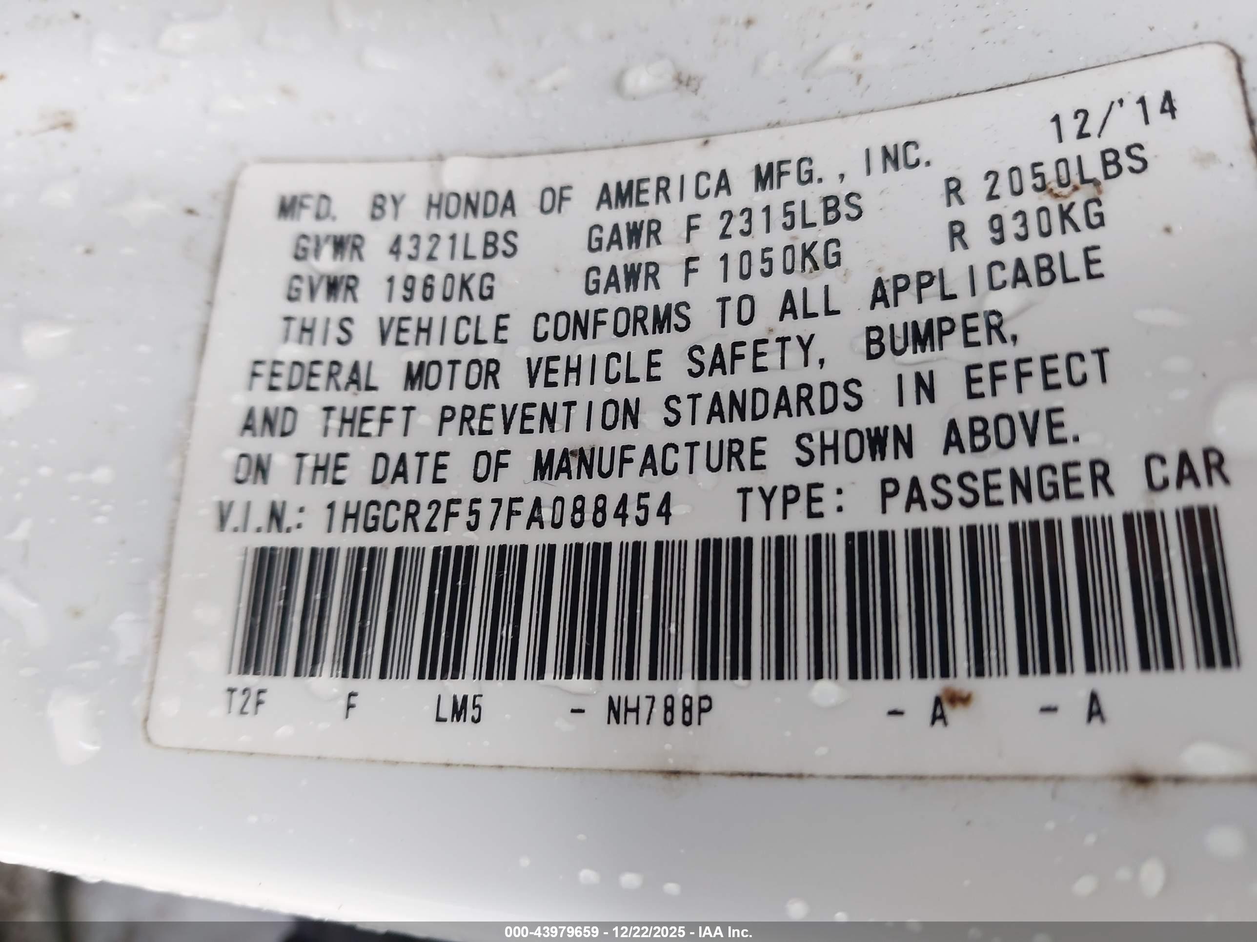 HONDA ACCORD image 9