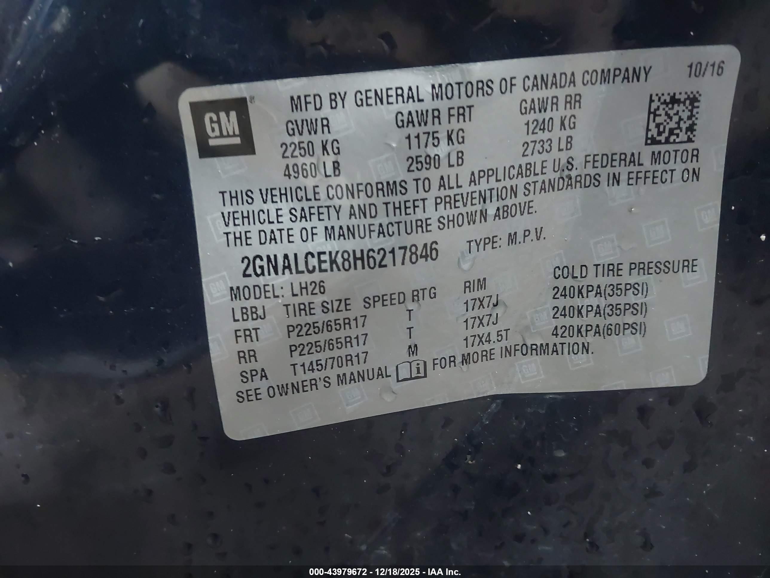 CHEVROLET EQUINOX image 9