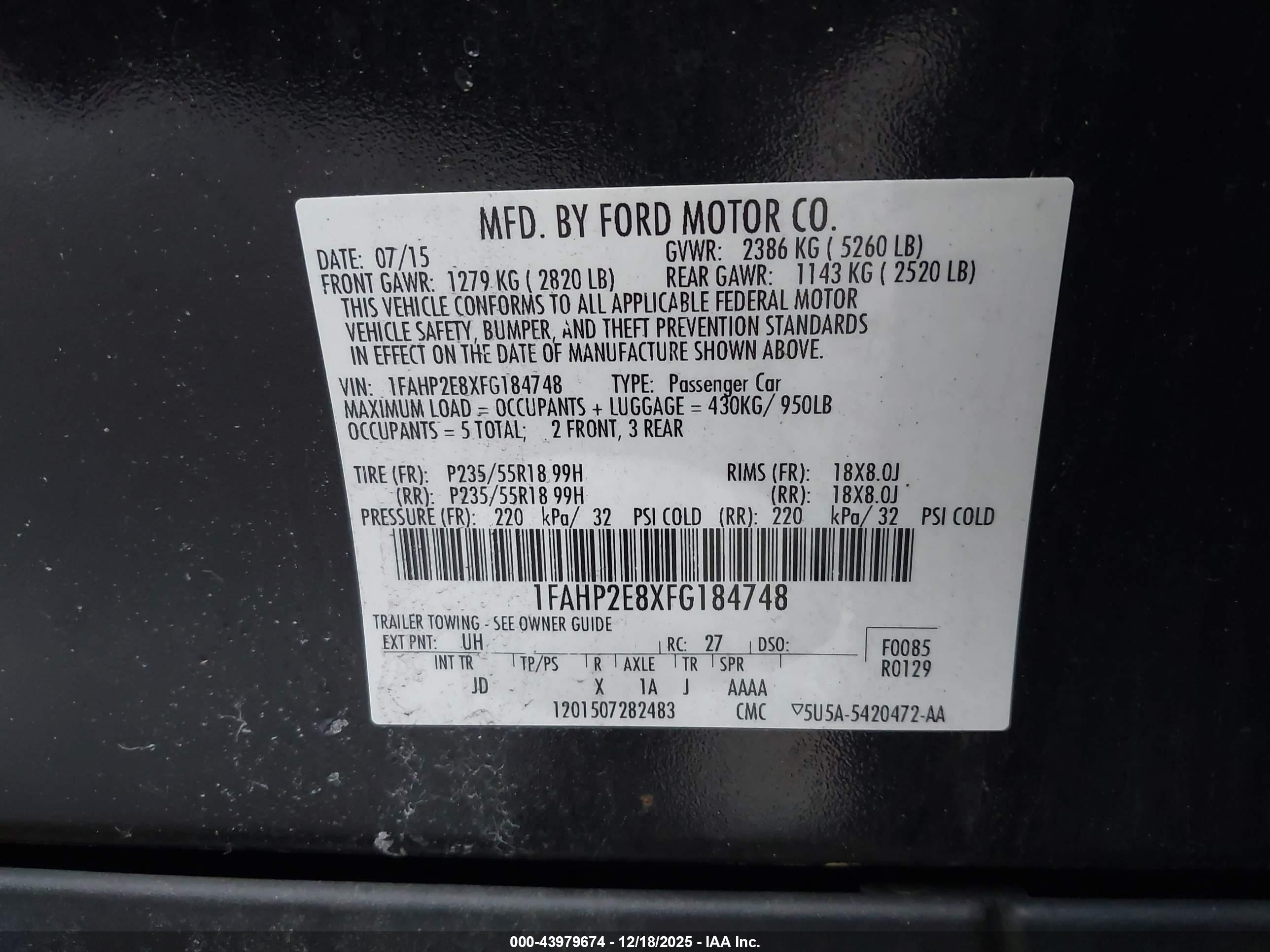 FORD TAURUS image 9