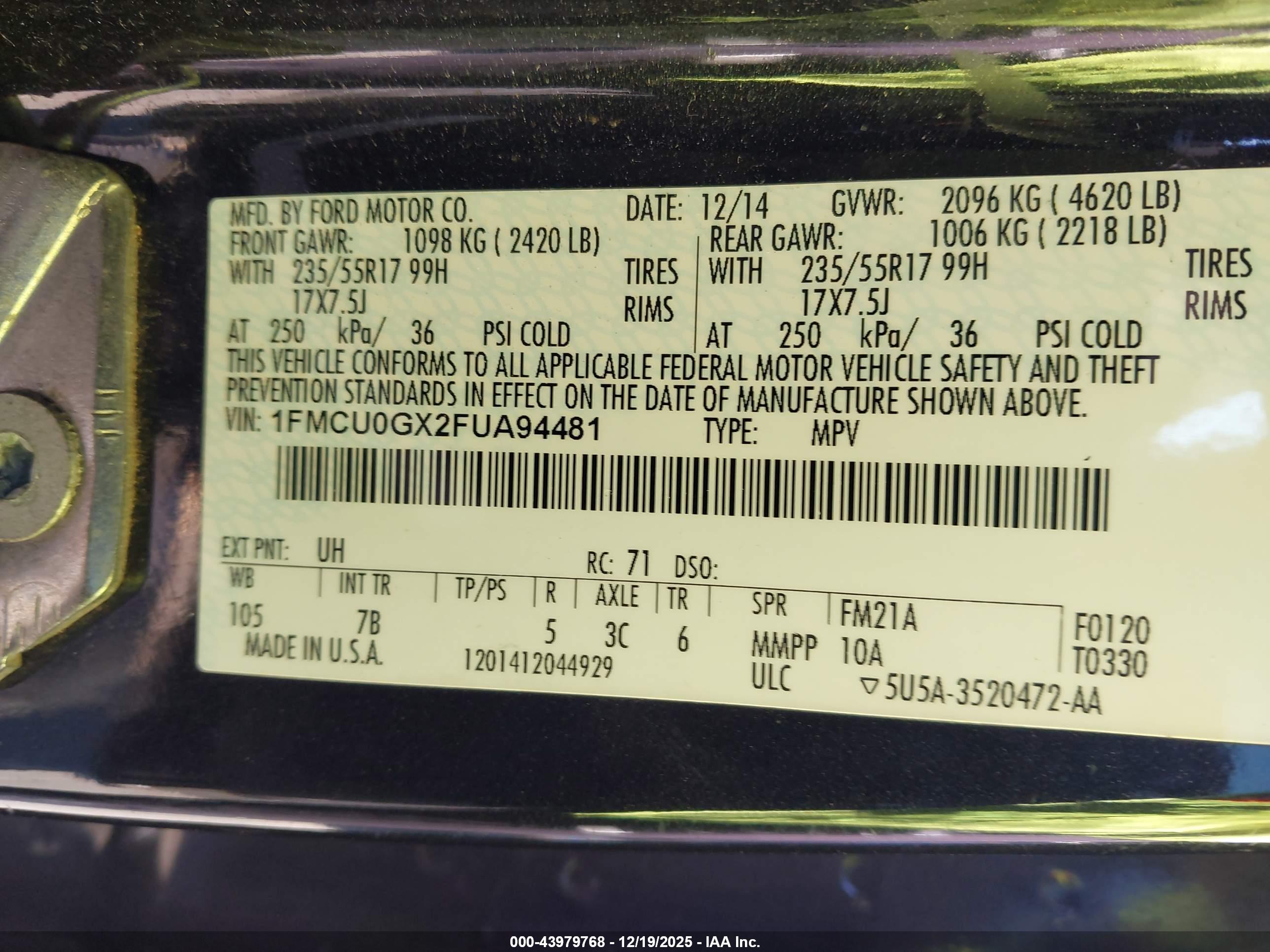 FORD ESCAPE image 9