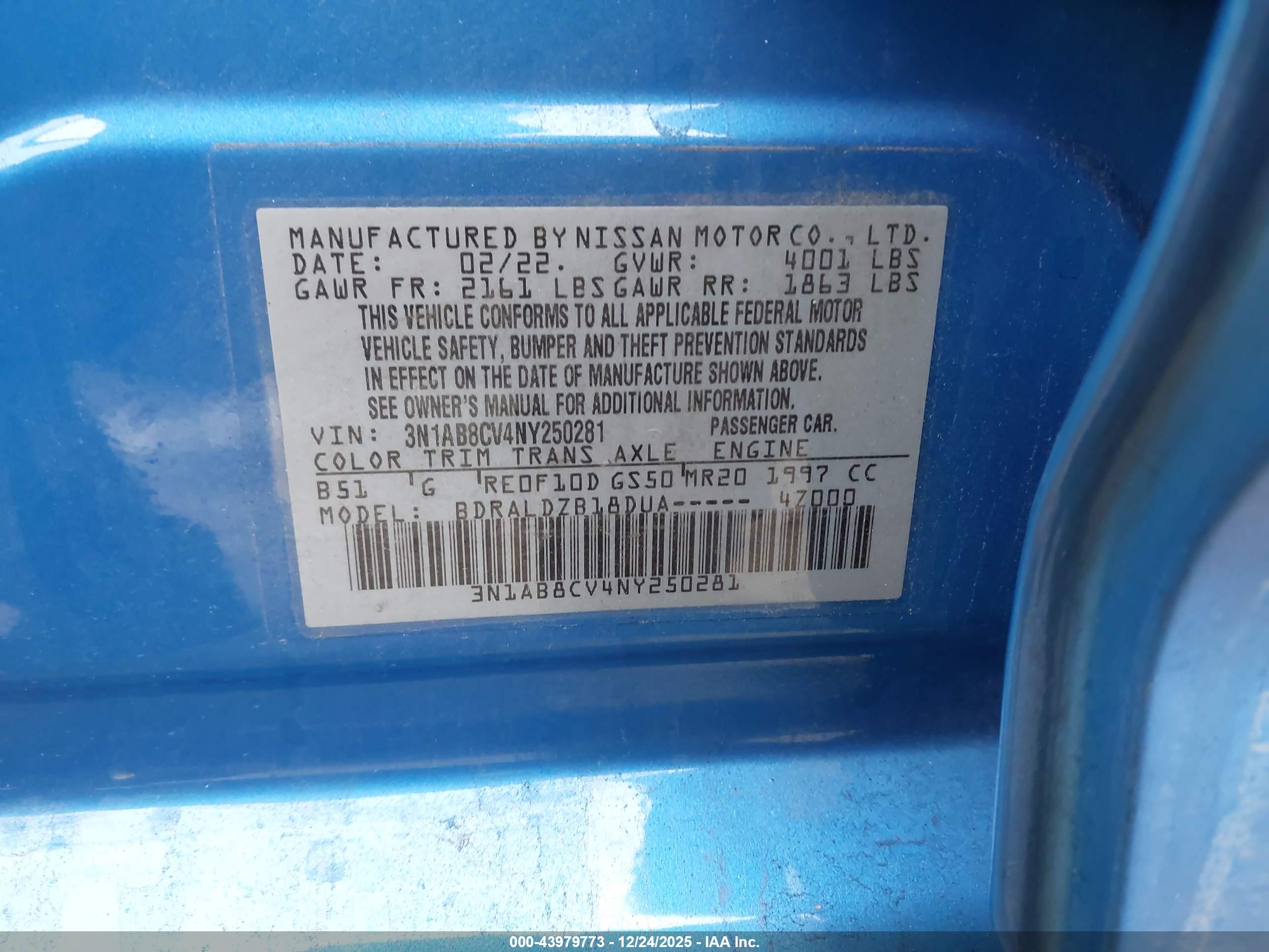 NISSAN SENTRA image 9