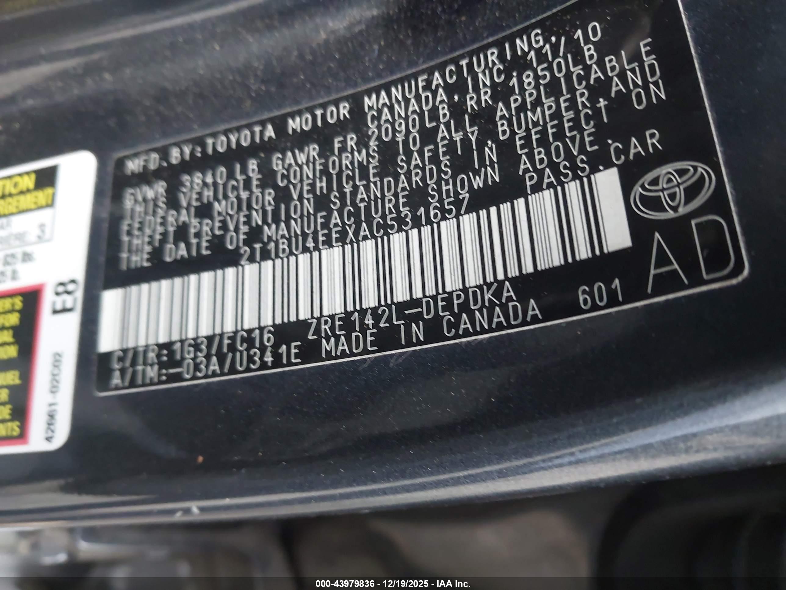 TOYOTA COROLLA image 9