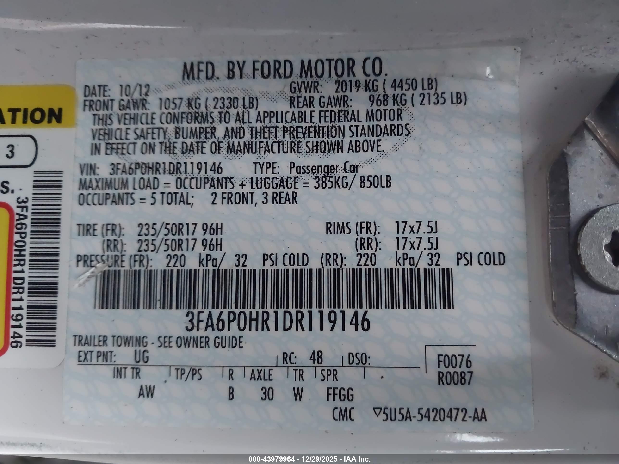 FORD FUSION image 9